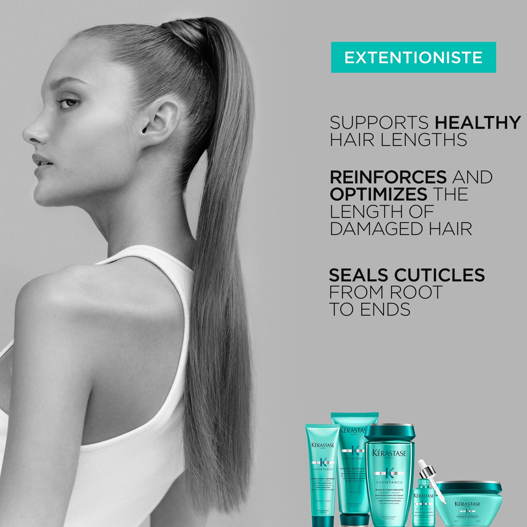 Kerastase Resistance Extentioniste Scalp & Hair Serum | Energizing Leave-In Scalp Serum | Soothing Texture | Stimulate & Protect the Scalp for Healthy Hair | With Ceramides | All Hair Types |1.7 Fl Oz - Image 5