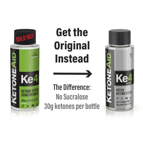 KetoneAid Ke4 with Sucralose | Ketone Ester Concentrate | 10 Servings Per Bottle (1 Count) - Image 6