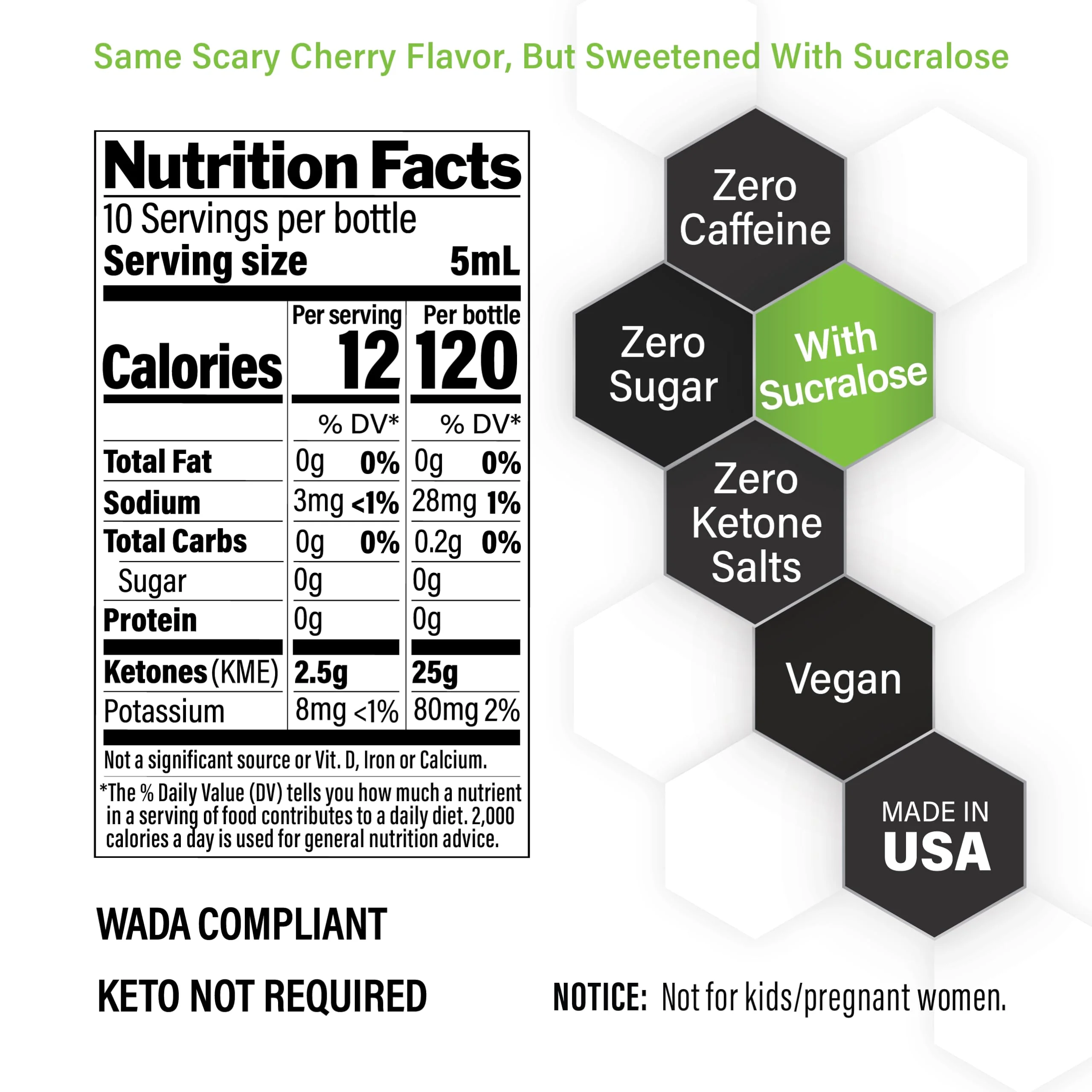 KetoneAid Ke4 with Sucralose | Ketone Ester Concentrate | 10 Servings Per Bottle (1 Count) - Image 8