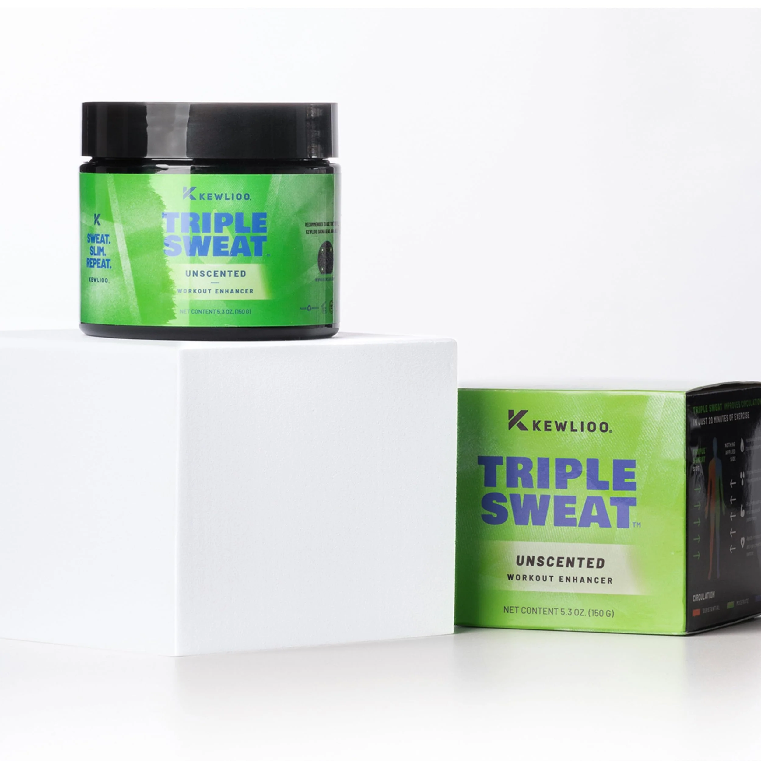 Kewlioo Triple Sweat Enhancing Cream for Workouts – Hot Sweat Cream for Arms, Belly, & Waist | Boosts Circulation & Maximizes Sweat | Pre-Workout Slimming Gel for Men & Women - Image 6