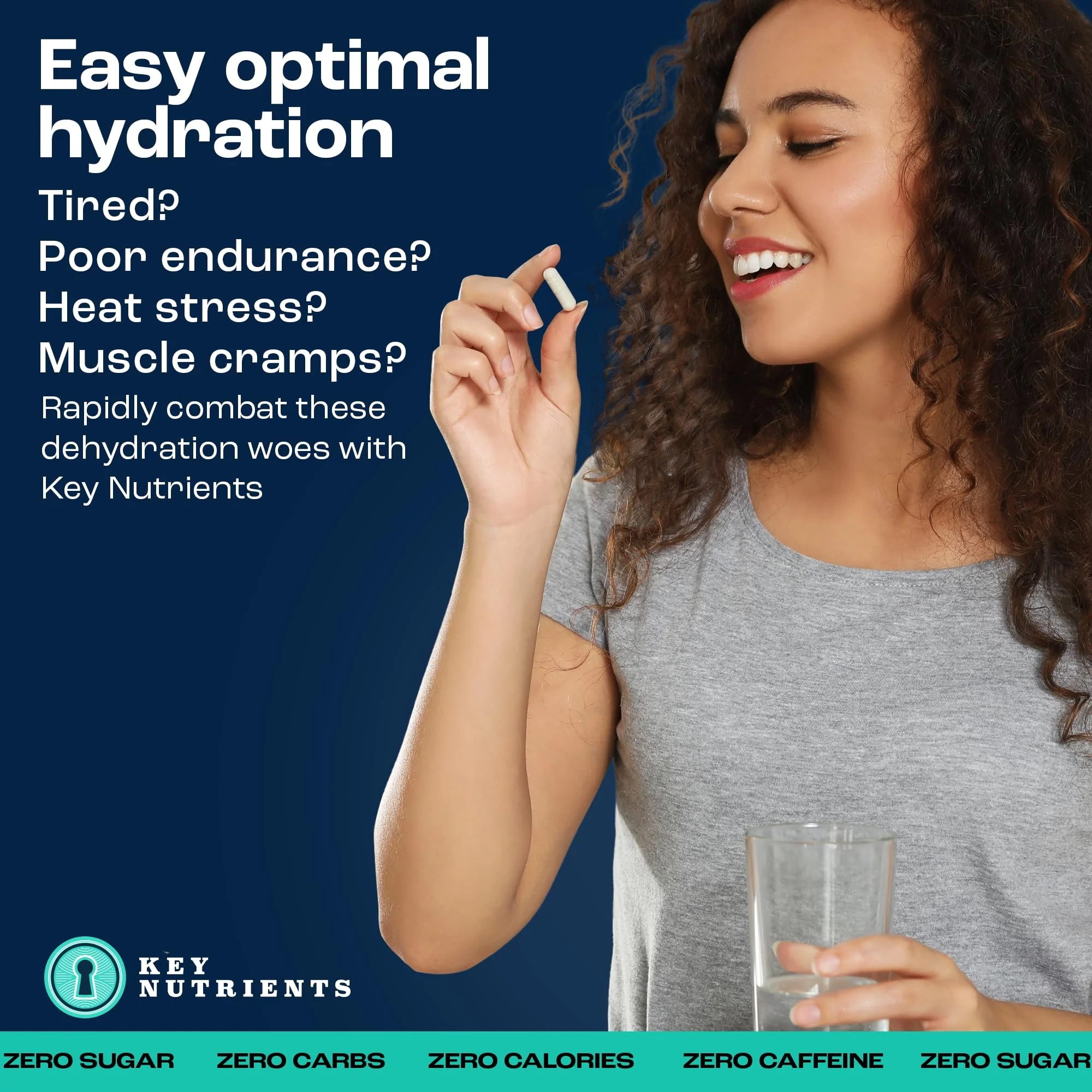 KEY NUTRIENTS Electrolyte Tablets, 200 Capsules, Salt for Dehydration, Fasting Electrolytes- Salt Pills with Electrolytes, No Sugar, Gluten Free Hydration Tablets Made in USA - Image 7