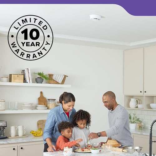 Kidde Hardwired Smoke & Carbon Monoxide Detector for Home, 10-Year Battery Powered, LED Notifications, 3-Pack - Image 5