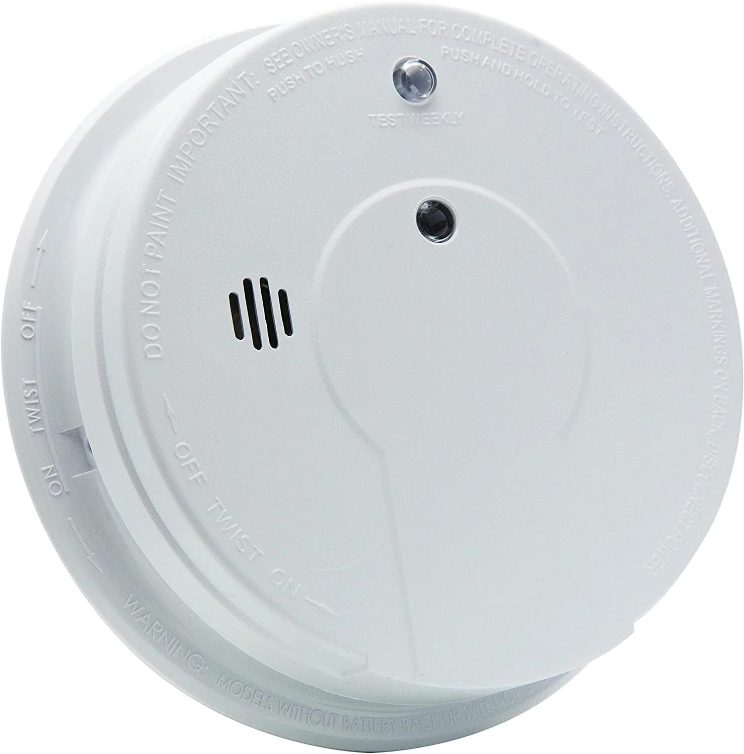 Kidde Smoke Detector, Hardwired Smoke Alarm with 9-Volt Battery Backup, Test-Reset Button, Interconnect Capability, 1 Count (Pack of 1), White - Image 6