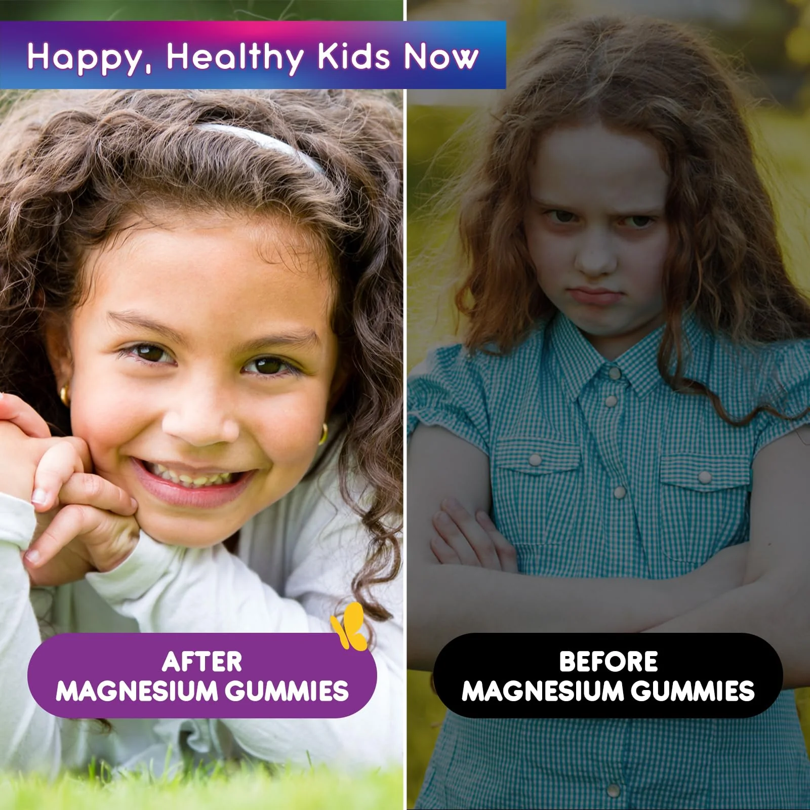 Kids Magnesium Glycinate Gummies - Magnesium Supplement Gummies with L-Theanine, Chamomile, Licorice, Vitamin B6, D for Kids & Adults Sleep, Stress, Muscle Relief & Nerve Bone - Sugar Free Grape 60ct - Image 4