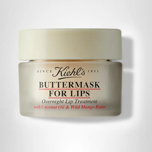 Kiehl's Buttermask For Lips, Hydrating Overnight Lip Mask, Nourishes & Restores Dry Lips, Intense Hydration, with Coconut Oil & Wild Mango Butter, Paraben-free, Fragrance-free - 0.35 fl oz - Image 2