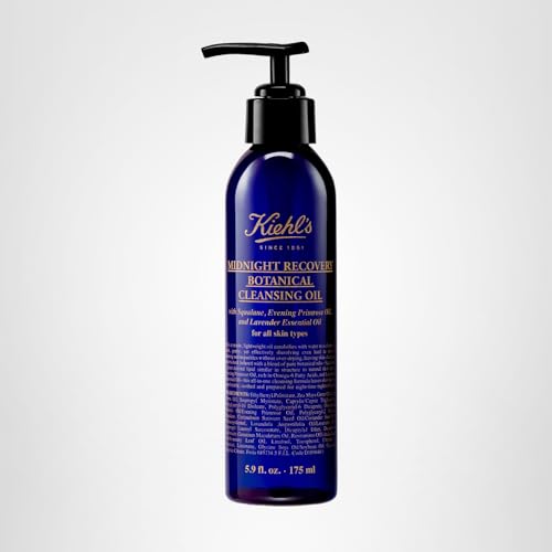 Kiehls Midnight Recovery Botanical Cleansing Oil Cleanser Unisex 5.9 oz - Image 2