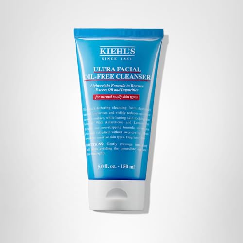 Kiehl's Ultra Facial Oil-Free Cleanser, Foaming Face Wash for Oily to Normal Skin, Visibly Reduces Excess Oil, with Desert Plant and Lemon Fruit Extracts, Paraben-free, Fragrance-free - 5.0 fl oz - Image 2