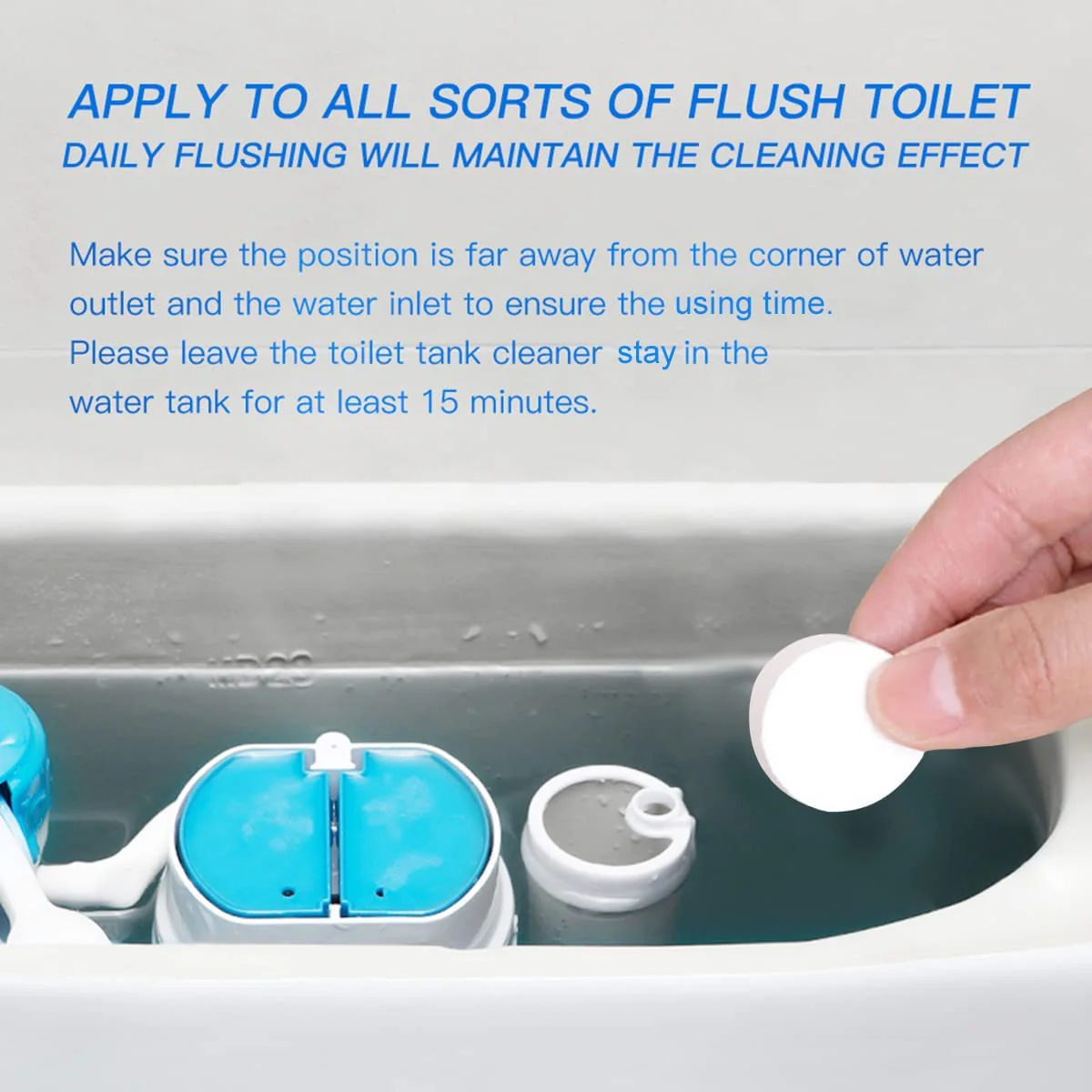 KIISIISO Toilet Bowl Cleaners 26 PACK, Automatic Toilet Bowl Cleaner Tablets for Deodorizing & Descaling, Long-Lasting Cleaning Tablets for Toilet Tank Against Tough Stains - Image 6
