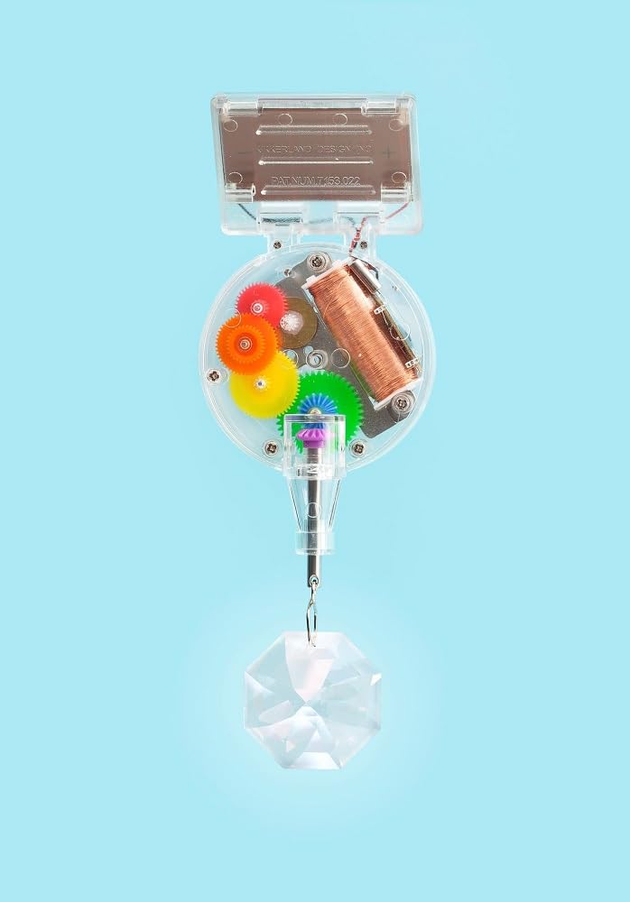 Kikkerland Solar Powered Rainbow Maker – Prism Suncatcher, Fun Home Window Decor – Unique Gift for Christmas & Birthdays – Single Crystal - Image 6