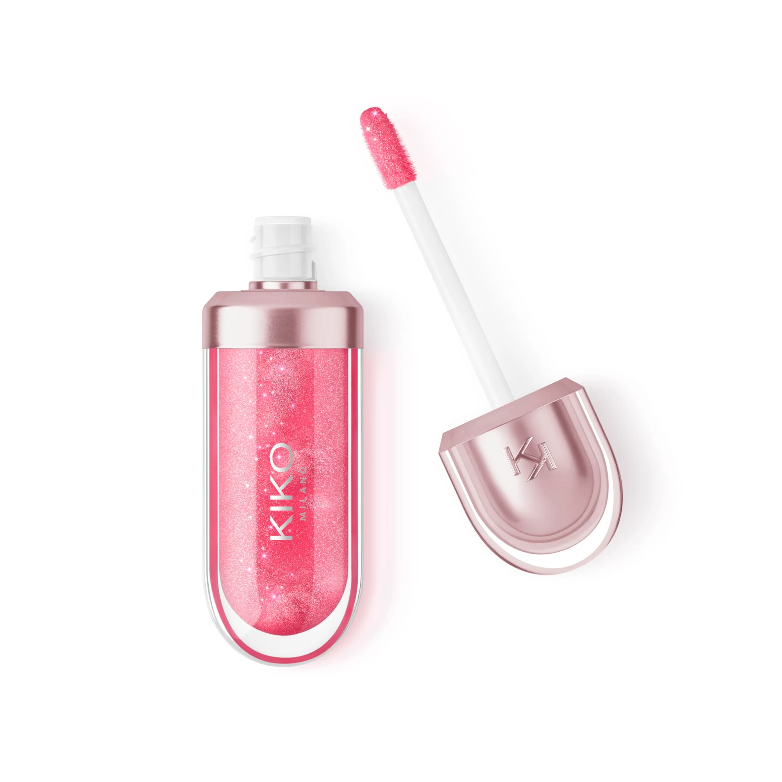 Kiko Milano 3D Hydra Lip Oil – Hydrating, Nourishing, High-Shine Lip Treatment, Non-Sticky, Moisturizing Formula with Vitamin E – 04 Cherry Cherry – 6.5ml