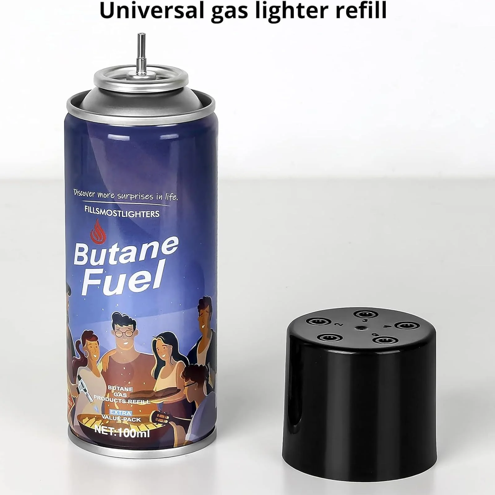 KinetiFire Premium Butane Refill with 0 Impurities, Premium Quality Butane Fuel for Jet Flame Lighters and Torches, 1.9oz (100ml), 4 Pack - Image 6