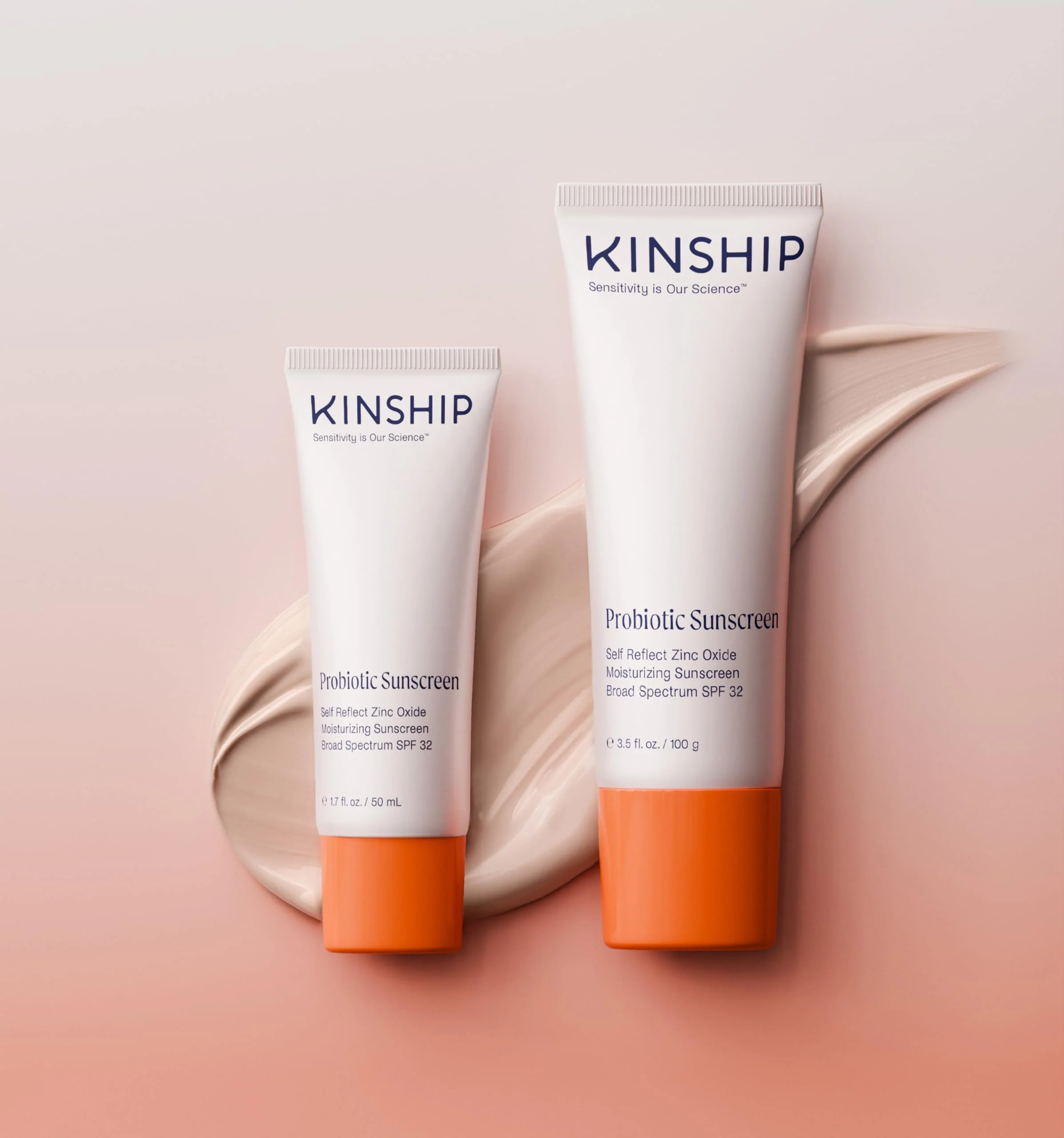 Kinship Zinc Oxide Mineral Sunscreen for Face Self Reflect SPF 32 | Vegan, Reef Safe, Non Toxic Eczema Sunscreen for Sensitive Skin | Sunblock Face Moisturizer with SPF (1.75 oz) - Image 2
