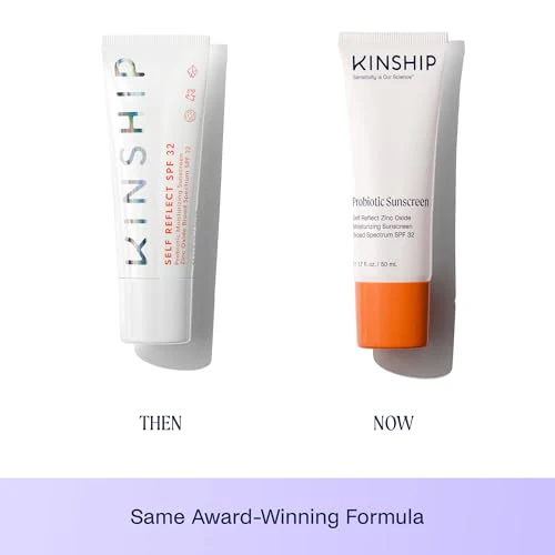 Kinship Zinc Oxide Mineral Sunscreen for Face Self Reflect SPF 32 | Vegan, Reef Safe, Non Toxic Eczema Sunscreen for Sensitive Skin | Sunblock Face Moisturizer with SPF (1.75 oz) - Image 8