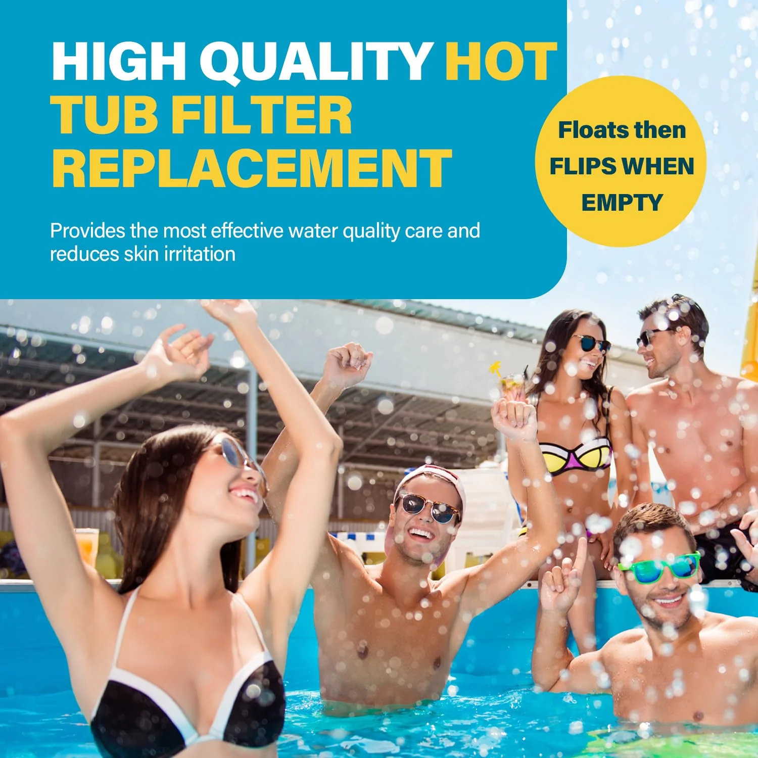 Kintillate Hot Tub Chlorine Cartridge Replacement Compatible with Frog Floating System,4 Pack Mineral Replacement Cartridges for Hot Tubs up to 600 Gallons, Smart Self-Regulating Water Treatment - Image 6