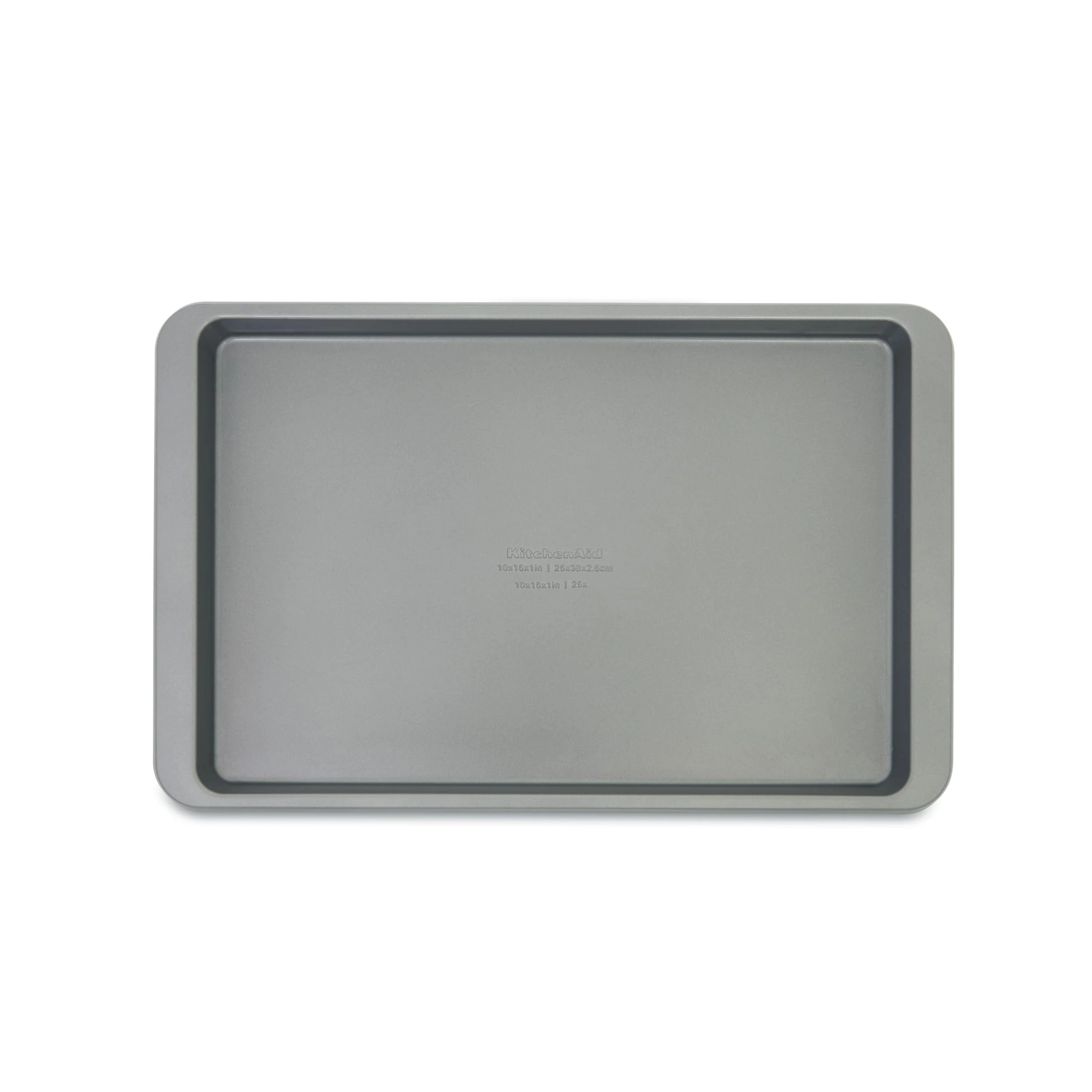 KitchenAid Premium Aluminized Steel Baking Sheet, Nonstick, 10x15 Inch, Contour Silver - Image 2