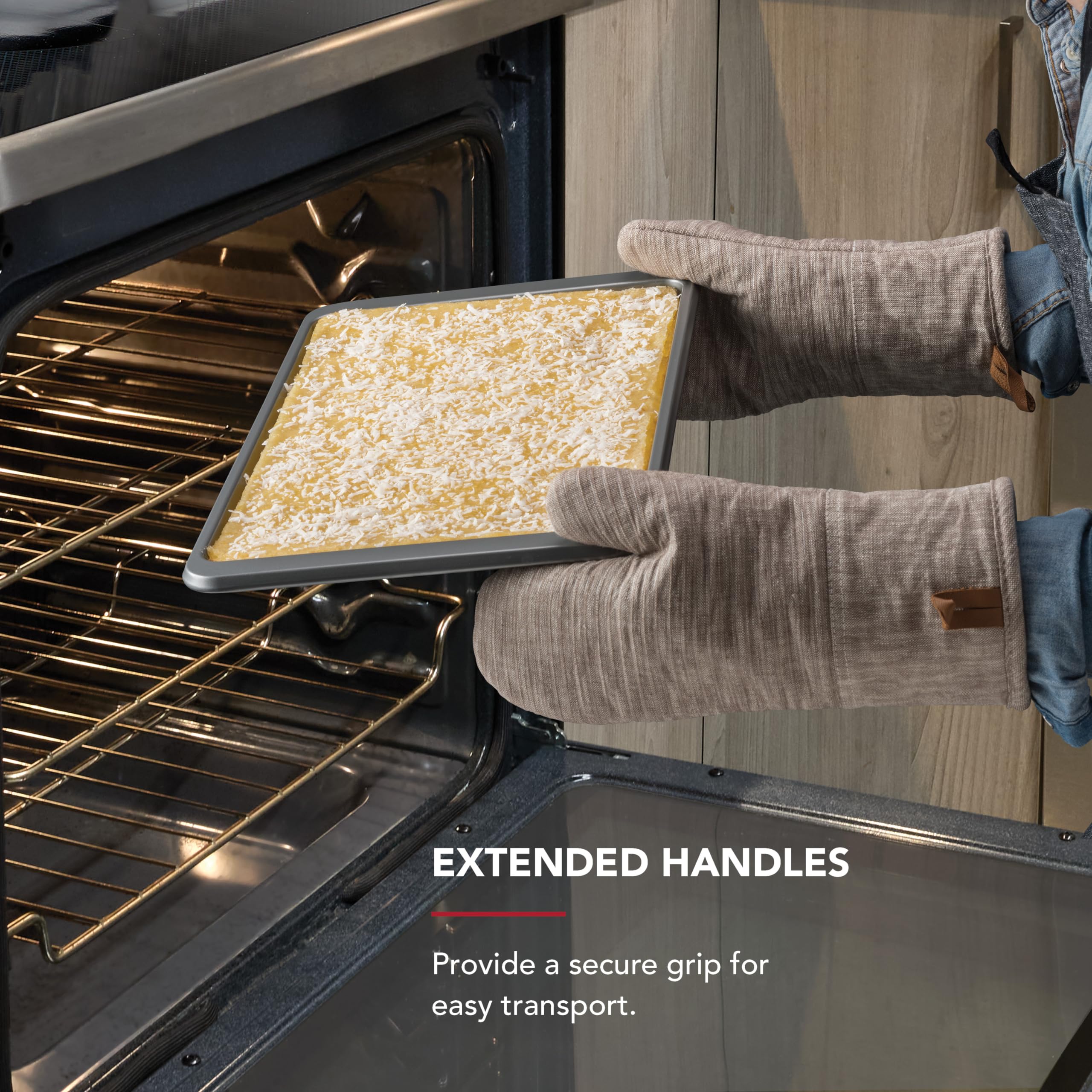 KitchenAid Premium Aluminized Steel Baking Sheet, Nonstick, 10x15 Inch, Contour Silver (Pack of 6) - Image 5