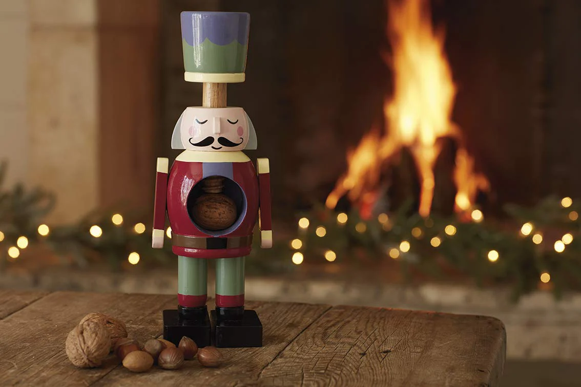 KitchenCraft The Collection Christmas Nutcracker Soldier with Real Working Mechanism, Wooden, Multi-Colour - Image 2