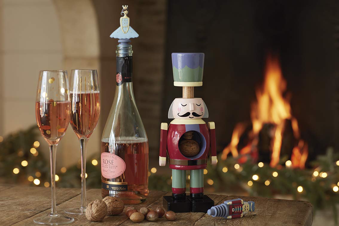 KitchenCraft The Collection Christmas Nutcracker Soldier with Real Working Mechanism, Wooden, Multi-Colour - Image 4