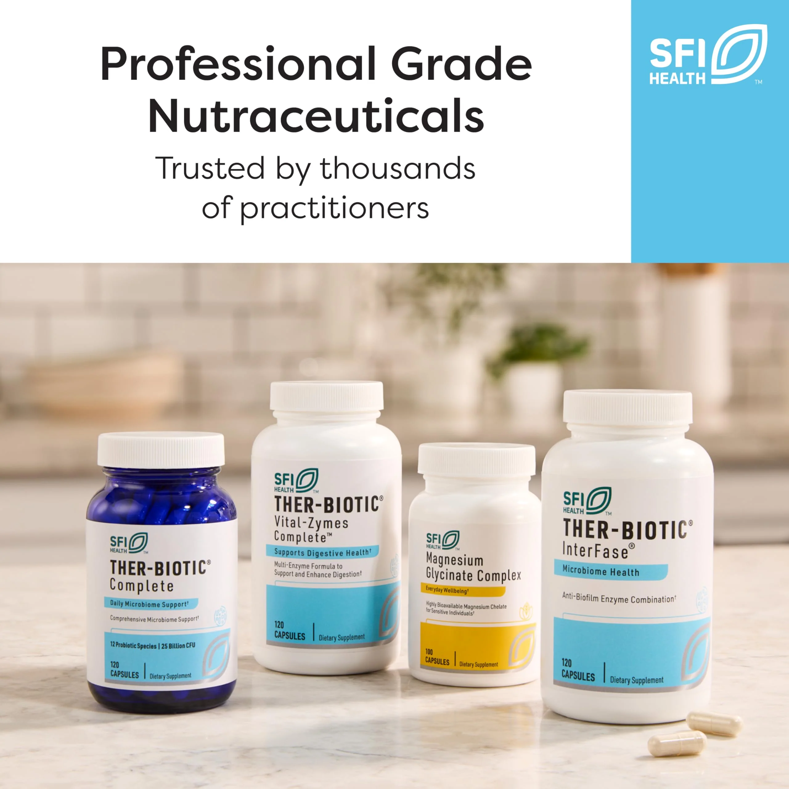 Klaire Labs SFI Health Ther-Biotic Kids Chewable Probiotic - GI Health + Immune Support for Kids - Chewable 25b CFU Lactobacillus + Bifidobacterium - Hypoallergenic, Dairy-Free (60 Tablets / 2 Pack) - Image 3