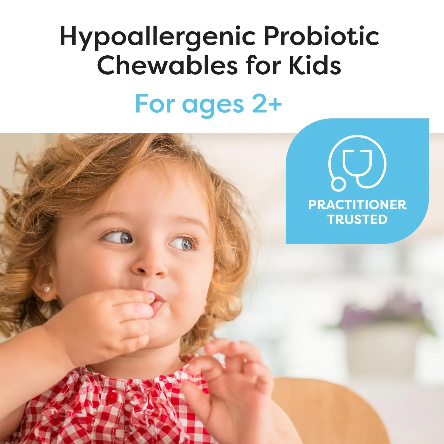 Klaire Labs SFI Health Ther-Biotic Kids Chewable Probiotic - GI Health + Immune Support for Kids - Chewable 25b CFU Lactobacillus + Bifidobacterium - Hypoallergenic, Dairy-Free (60 Tablets / 2 Pack) - Image 9