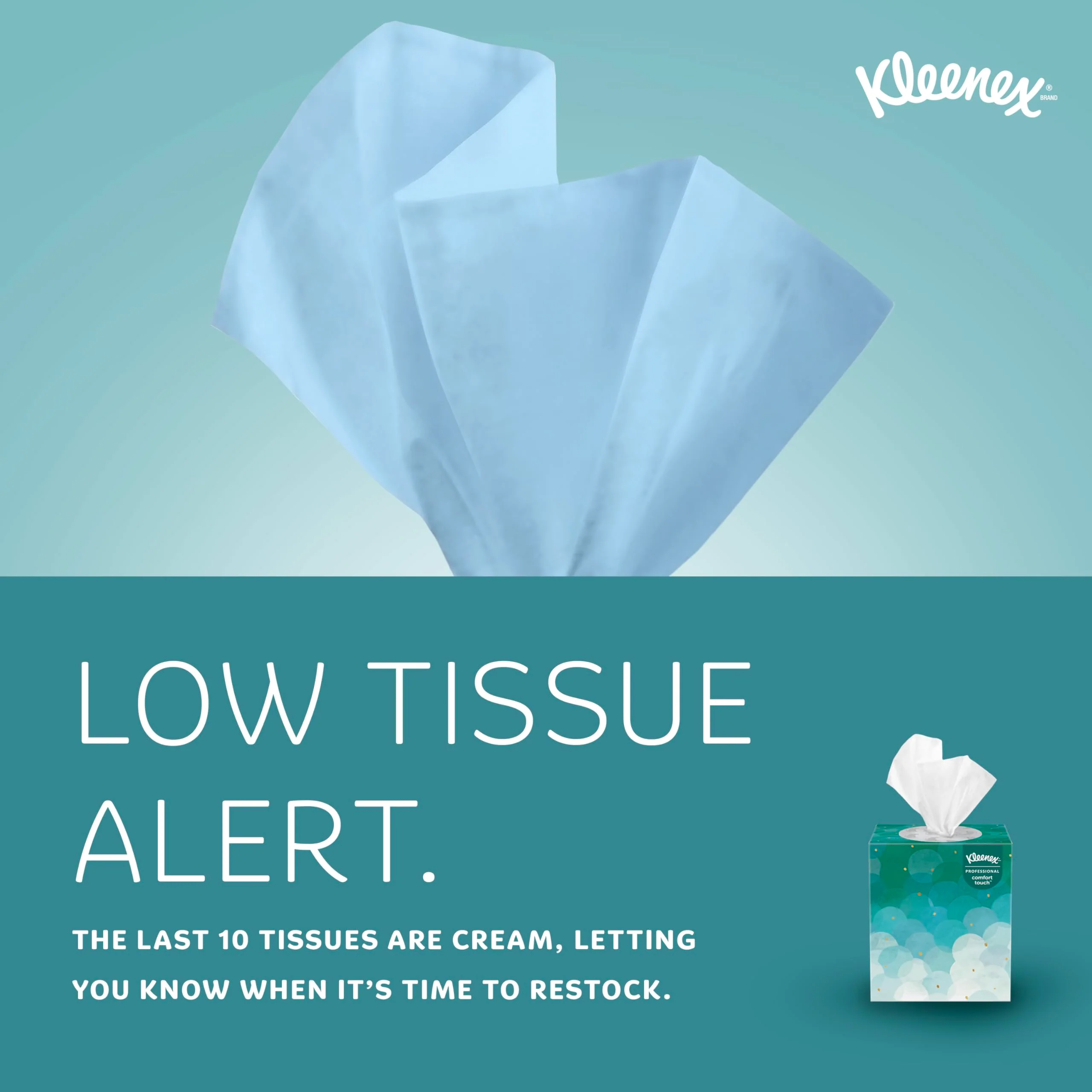 Kleenex® Professional Facial Tissue, Bulk (21271), 2-Ply, White, Upright Cube Boxed Format, Designed for Business (90 Tissues/Box, 6 Bundles of 6 Boxes, 3,240 Sheets/Case) - Image 5