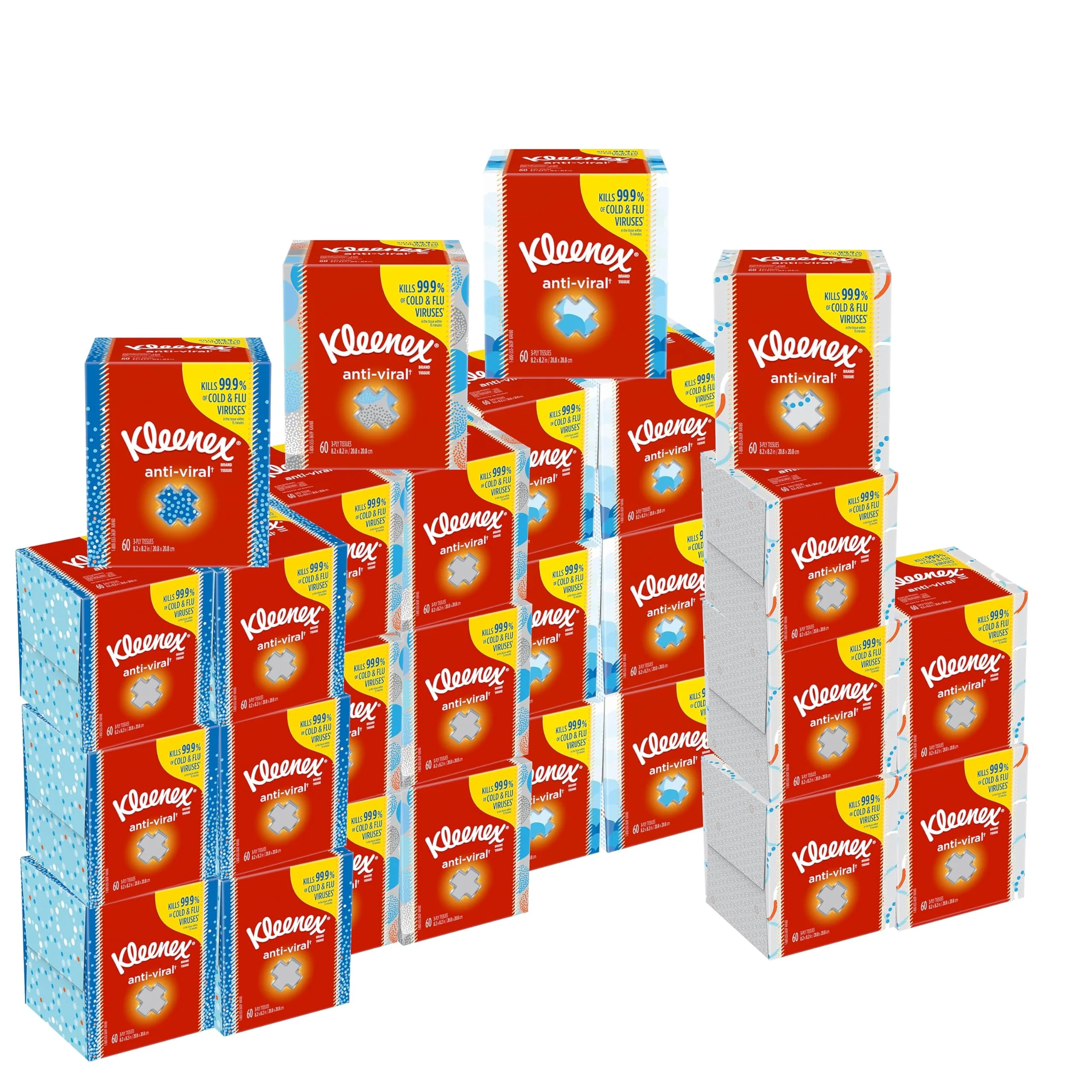 Kleenex Anti-Viral Facial Tissue, 68-Count (Box of 27), White - Image 9
