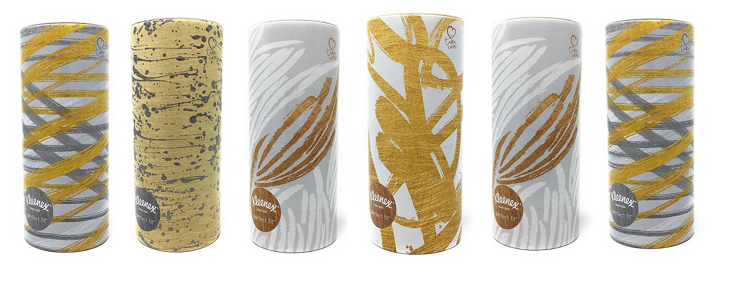 Kleenex Facial Tissues Perfect Fit, Pack of 6 (Designs May Vary)