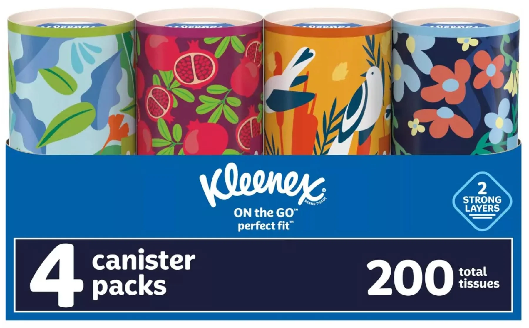 Kleenex Perfect Fit Facial Tissues, 50 ct, 4 Pack