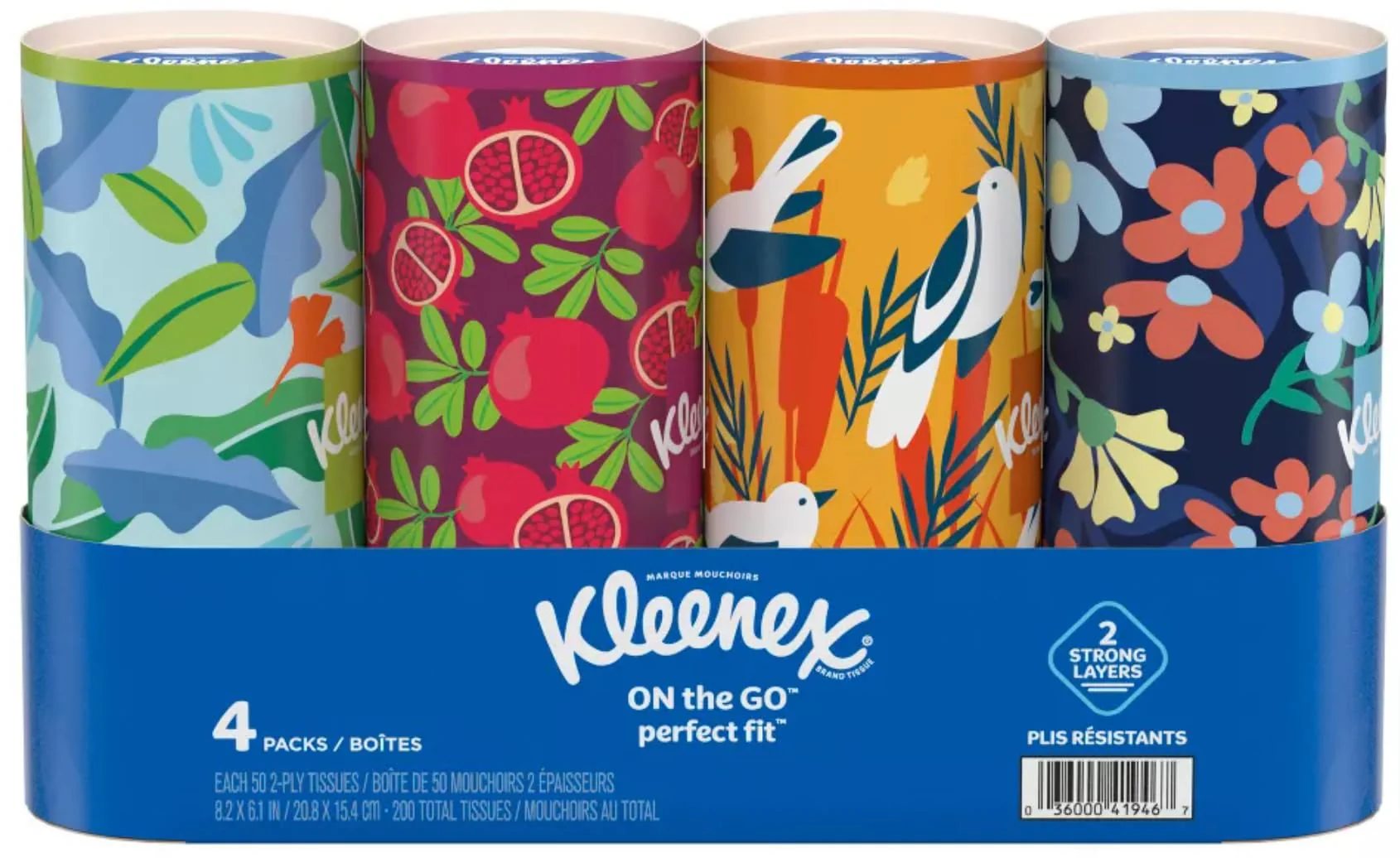 Kleenex Perfect Fit Facial Tissues, 50 ct, 4 Pack - Image 2