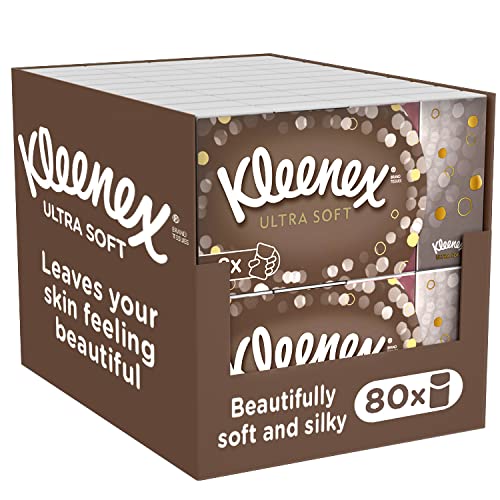 Kleenex Ultra Soft Facial Tissues in Handy Pocket Packs - 80 Travel Pocket Packs - Our Softest Tissue - Supremely Soft And Silky Tissues Designed With Luxury In Mind - Image 6