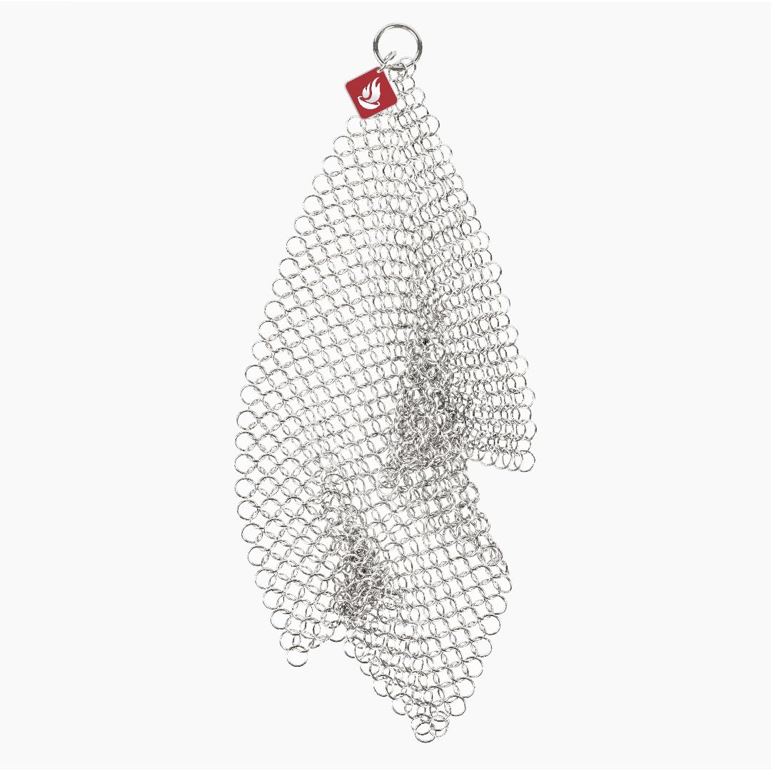 Knapp Made Chainmail Dishcloth 7”x5” - Replace Your Dirty Sponge - All Purpose Kitchenware, Pots & Pans Cleaner - Lasts a Lifetime - Image 3