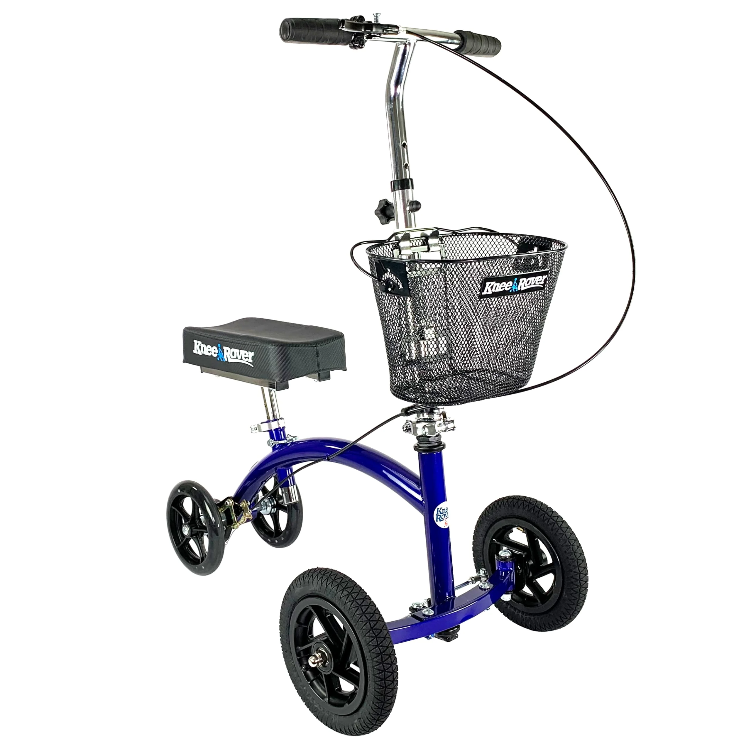 KneeRover Hybrid Knee Walker - All New Featuring KneeCycle Knee Scooter with All Terrain Front Axle Upgrade for Foot, Lower Leg or Ankle Injury