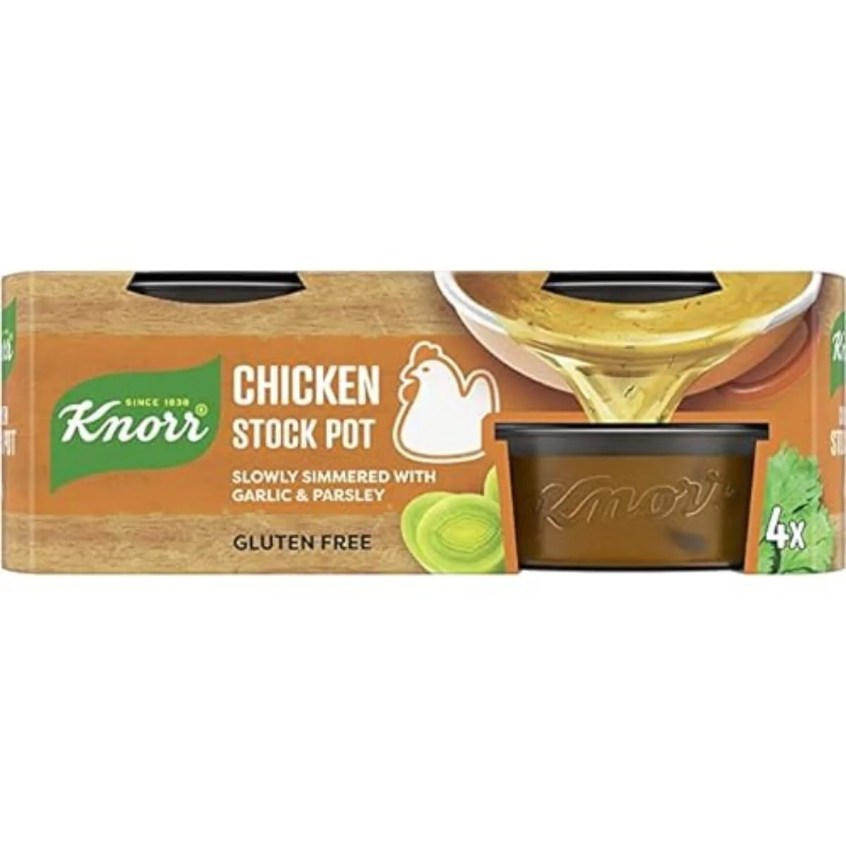 Knorr Chicken Stock Gel Pots 8 Pack 224g - Image 2