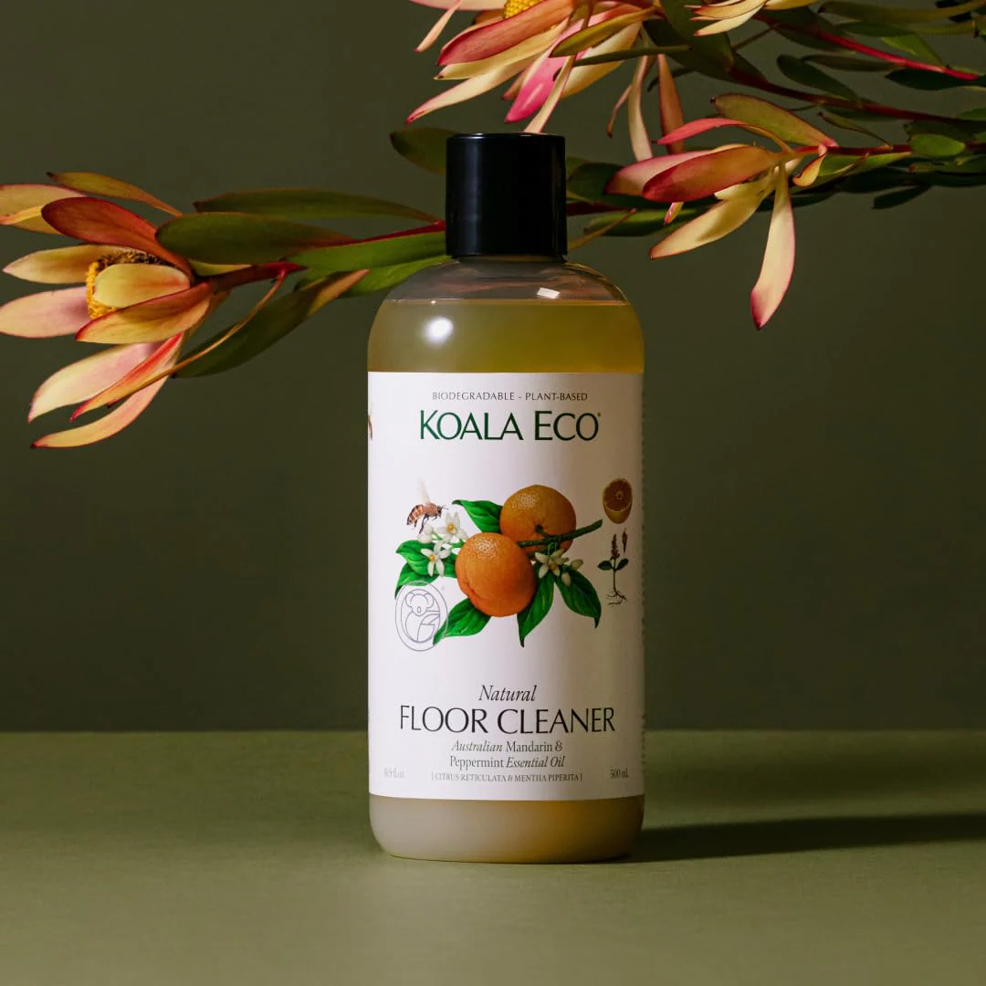Koala Eco Floor Cleaner - with Australian Mandarin and Peppermint Essential Oil - 16oz (6 Pack) - Image 2