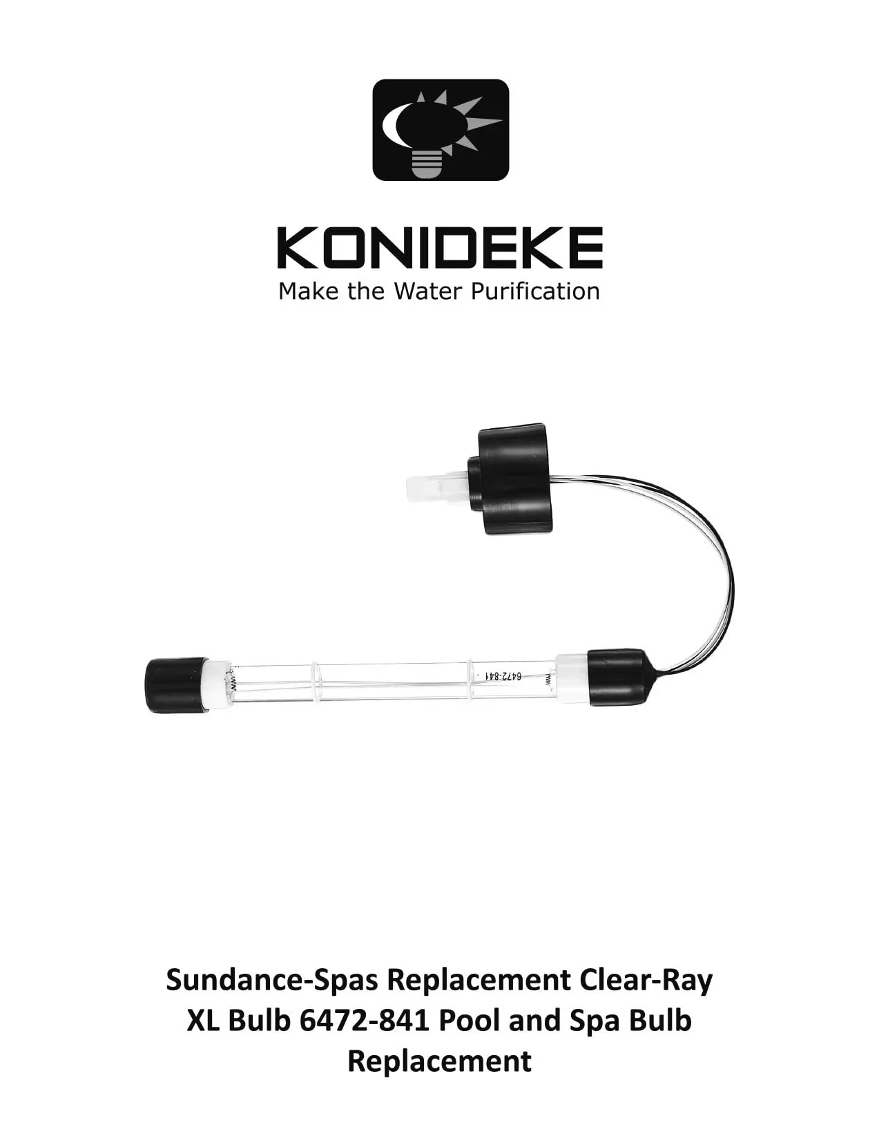 Konideke Compatible Sundancee-Spas Replacement Clearr-Rayy XL Bulb 6472-841 Compatible for Jacuzzii Spas J-200 J-300 J-400 - Image 6