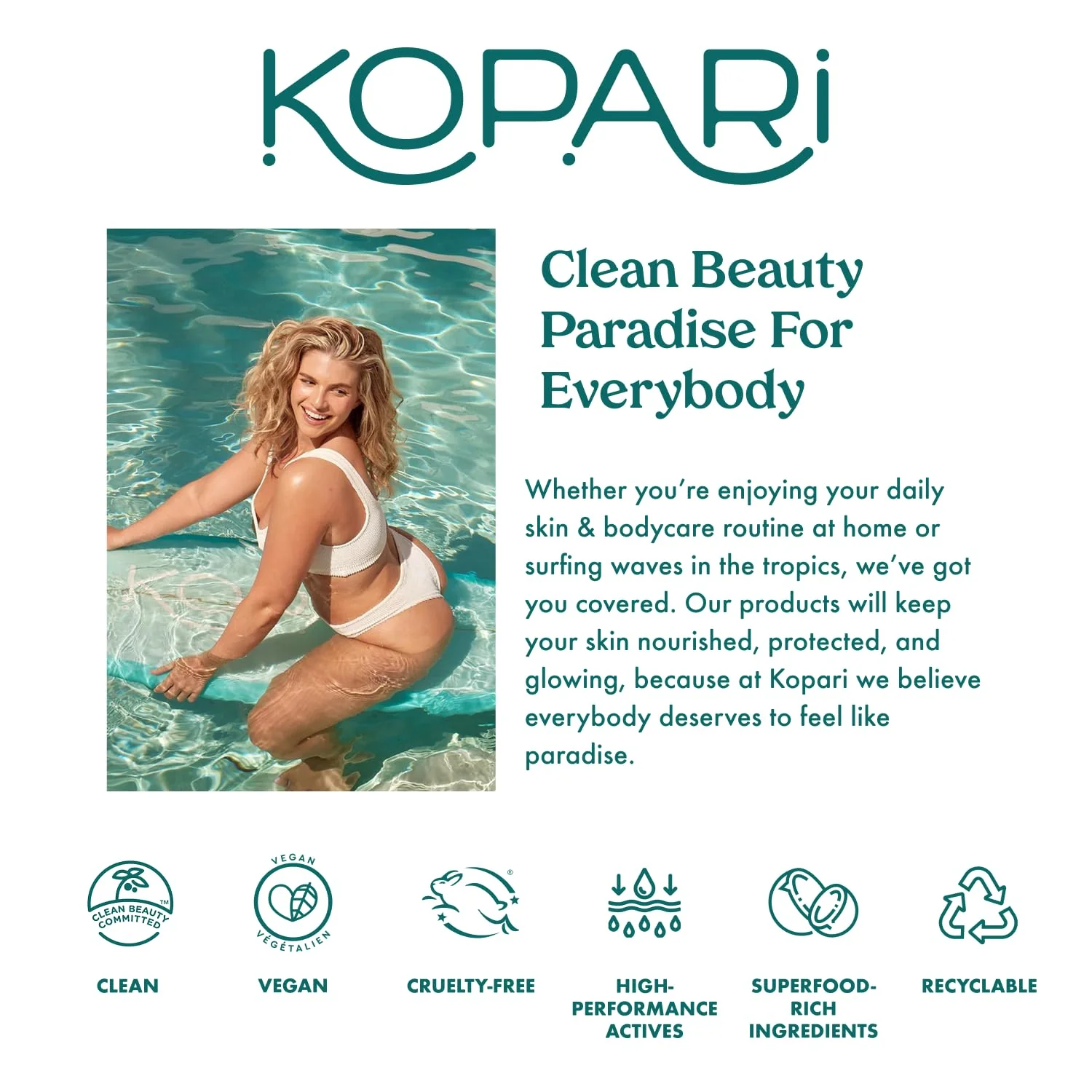 Kopari Marine Clean Purifying Gel Cleanser, Infused with Amino Acids & Vitamin B5, Dual-Action Gel-to-Foam Cleanser, Gentle and Nourishing, 5 oz | New Look, Same Formula, Product Packaging May Vary - Image 2