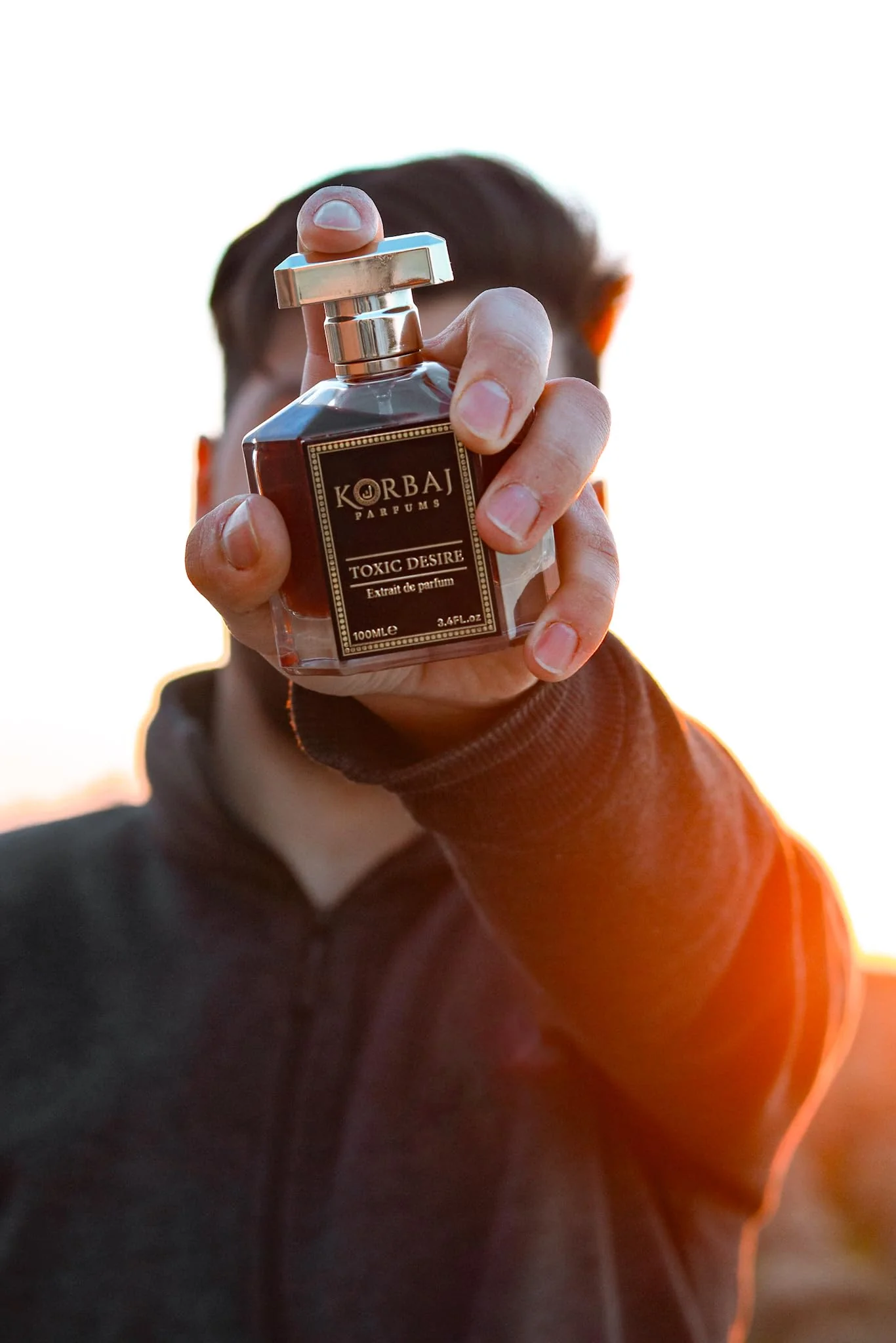 KORBAJ PARFUMS Toxic Desire - Arabian Perfume for Women and Men, EDP Mens Cologne with Cognac Oil, Oak Absolute, Cinnamon Essence, Tonka Bean - Sandalwood, Praline - Vanilla Perfume 100ml - Image 4