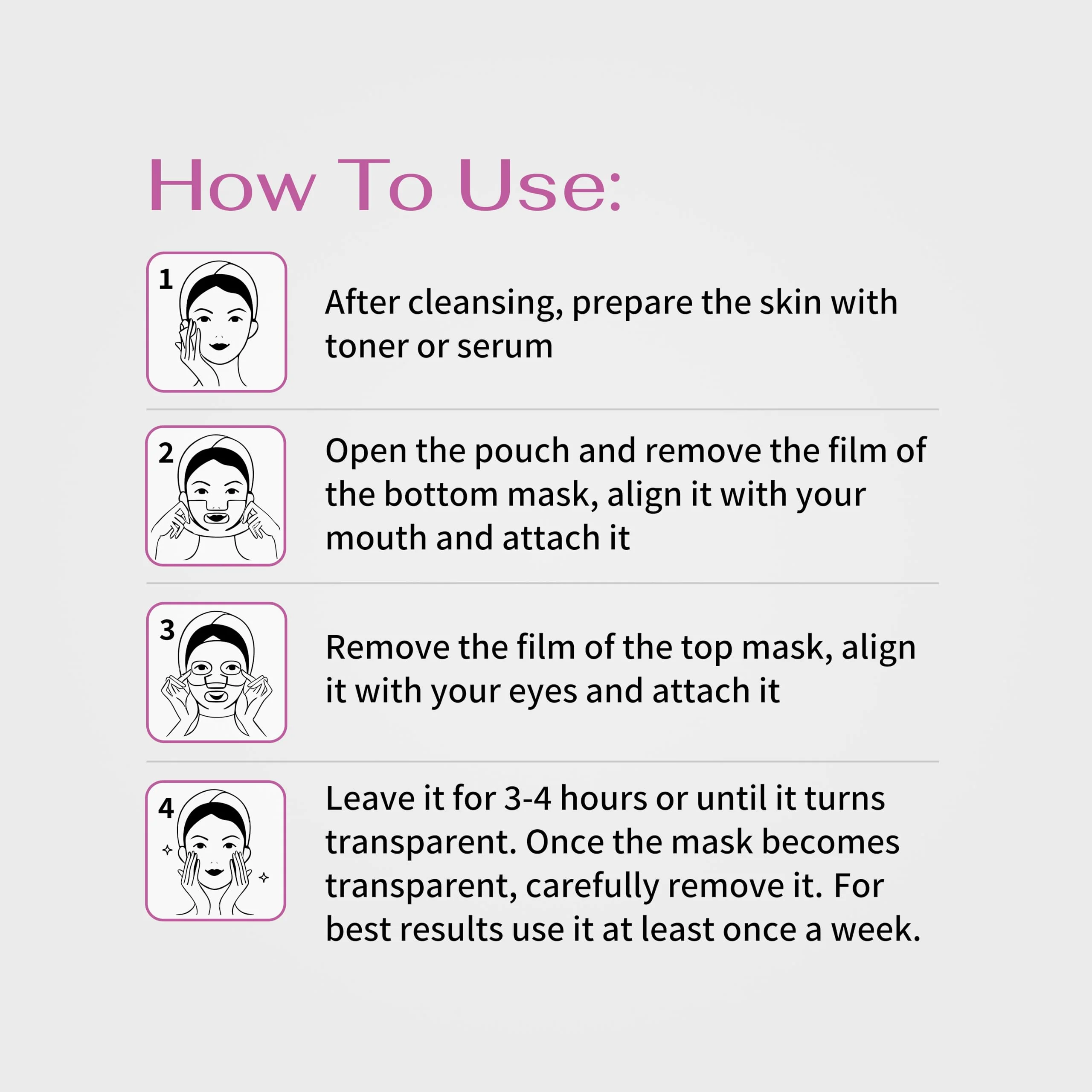 Koreana Skin K-Beauty PDRN DNA Complex Hydrogel Sheet Mask – Korean Regenerative Salmon DNA & Multi-Weight Hyaluronic Acid for Anti-Aging, Firming, Brightening, Deep Hydration – Box of 4 - Image 3