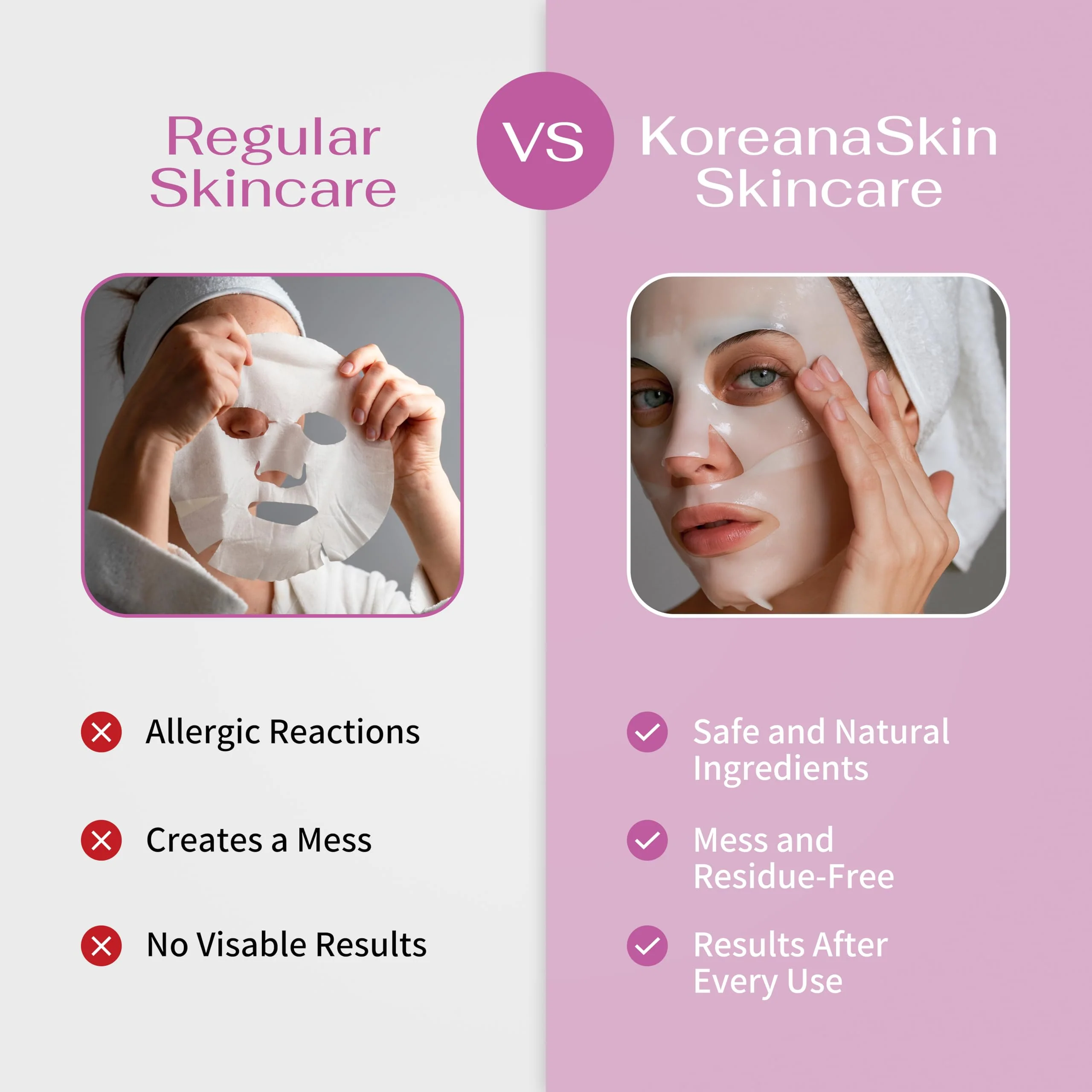 Koreana Skin K-Beauty PDRN DNA Complex Hydrogel Sheet Mask – Korean Regenerative Salmon DNA & Multi-Weight Hyaluronic Acid for Anti-Aging, Firming, Brightening, Deep Hydration – Box of 4 - Image 7