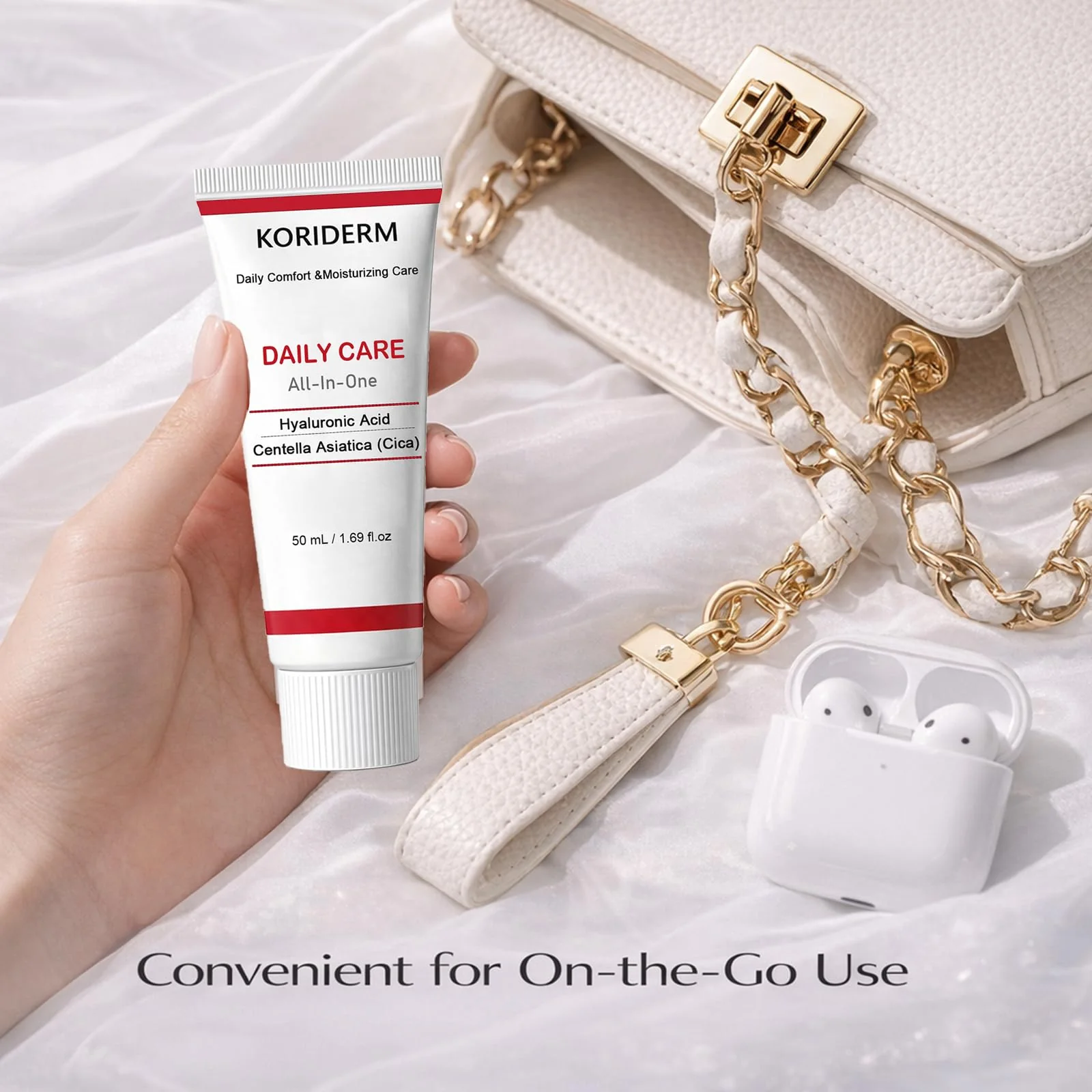 KORIDERM Cream, All-In-One Daily Moisturizer & Hydrating Face Cream, Plump-Looking Skin for All Skin Types, 50 mL / 1.69 fl oz (1) - Image 2