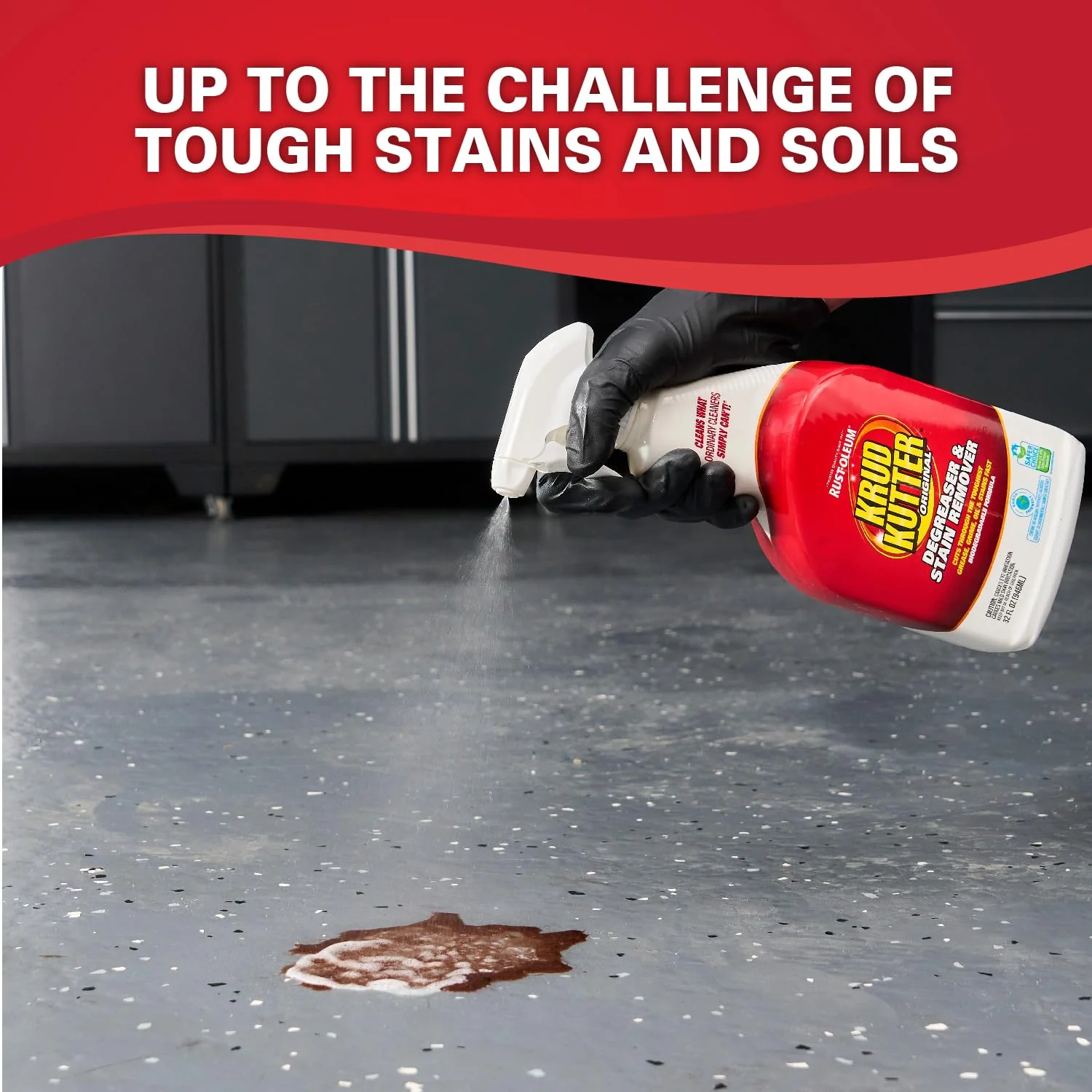 Krud Kutter Original Concentrated Cleaner Degreaser, 1 Gallon, Heavy Duty Multi Surface Cleaner for Grease, Oil and Tough Stains, Dilutable for Kitchen, Garage, Floors and Outdoor Use - Image 6
