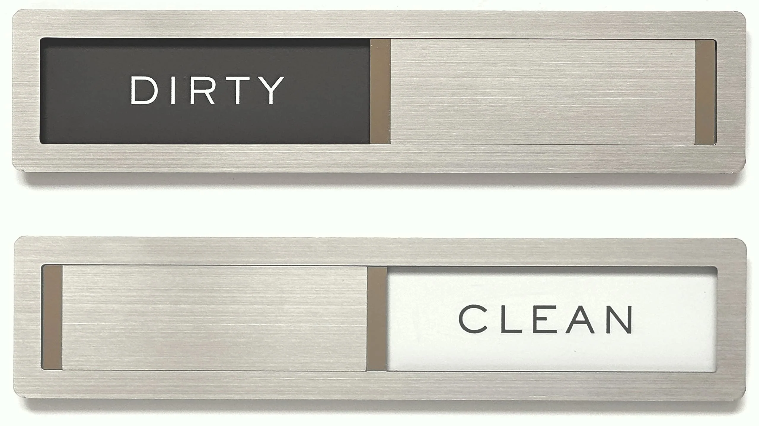 Kubik Letters Premium Stainless Steel Dishwasher Magnet Sign - Kitchen Organizers and Storage - Magnet for Dishwasher - Kitchen Decor