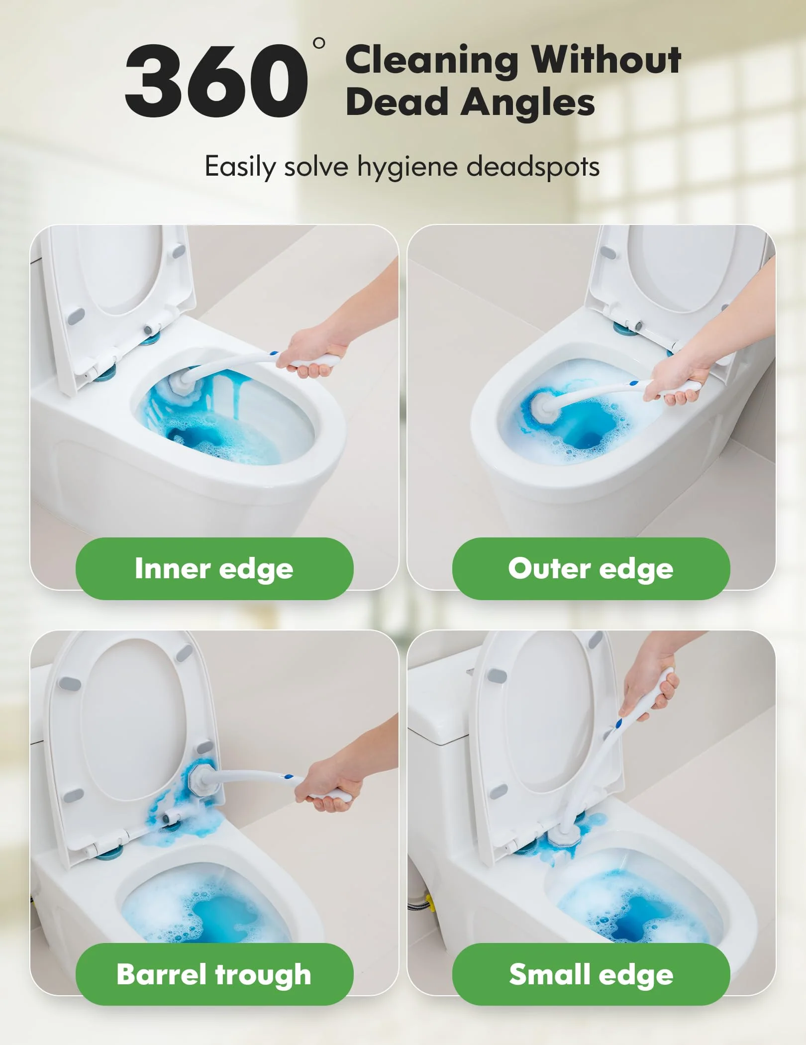 Kucbraly 50 Count Toilet Wand Refills for Clorox, Compatible with Most Disposable Toilet Brush for Bathroom Cleaning - Image 6