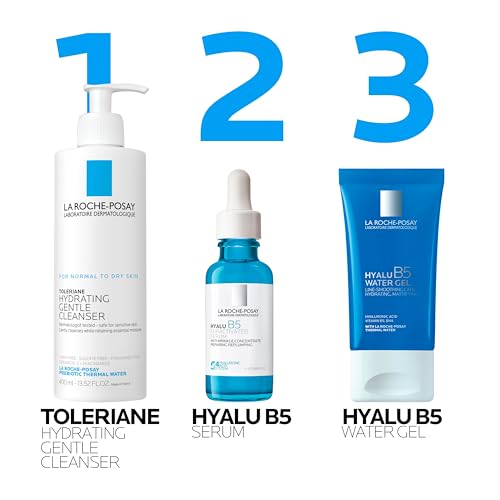 La Roche-Posay Hyalu B5 Water Gel Face Moisturizer, Hydrating Face Cream With Hyaluronic Acid, Lightweight & Non-Comedogenic, Minimizes Pores, All Skin Types & Sensitive Skin Tested, 1.35 fl oz - Image 9