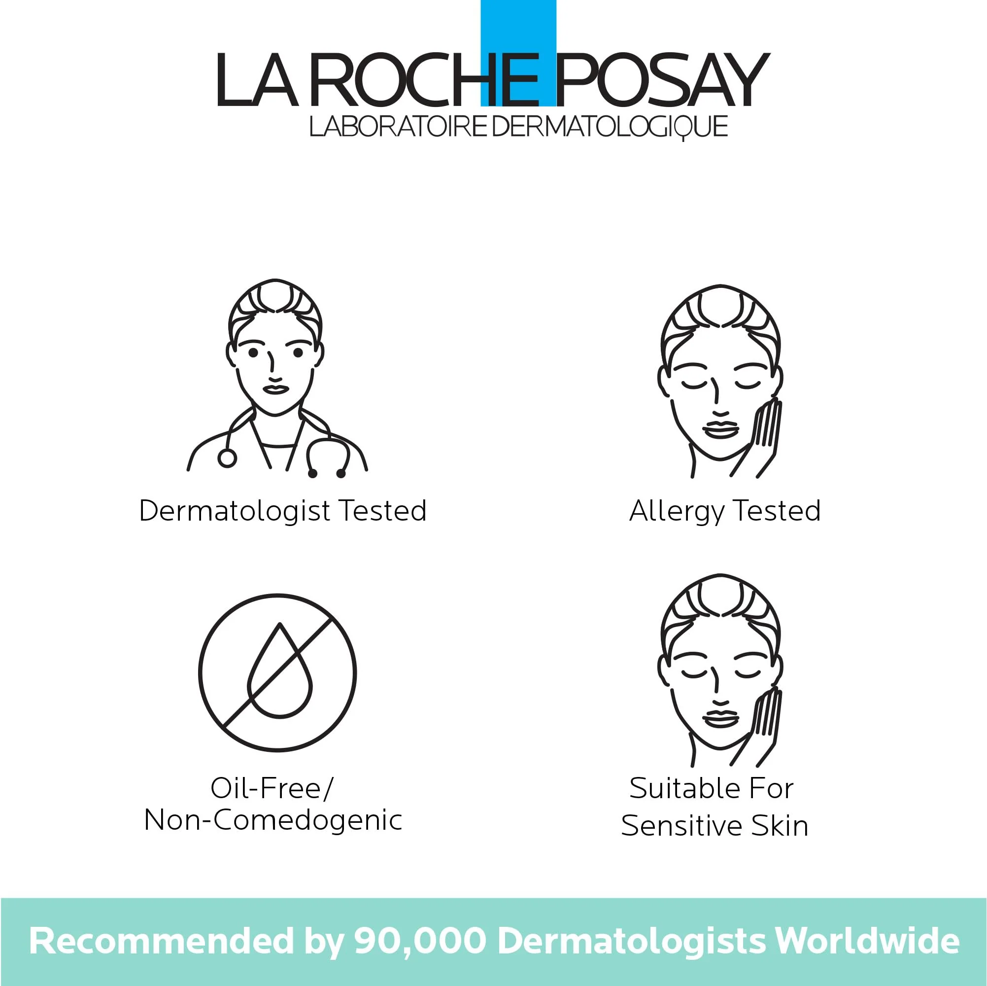 La Roche-Posay Hydraphase HA Light Face Moisturizer, Hyaluronic Acid Face Moisturizer with 72HR Hydration, Oil Free & Non-Comedogenic, 50 ML, 1.69 fl. oz. - Image 4