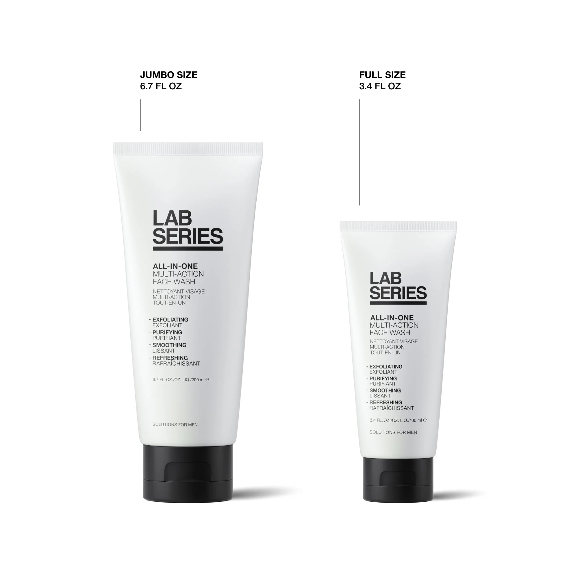 Lab Series Men's All-In-One Multi-Action Face Wash - Face Scrub - Cleanse and Purify Skin - Skin Care for Men, 3.4 Fl Oz - Image 4