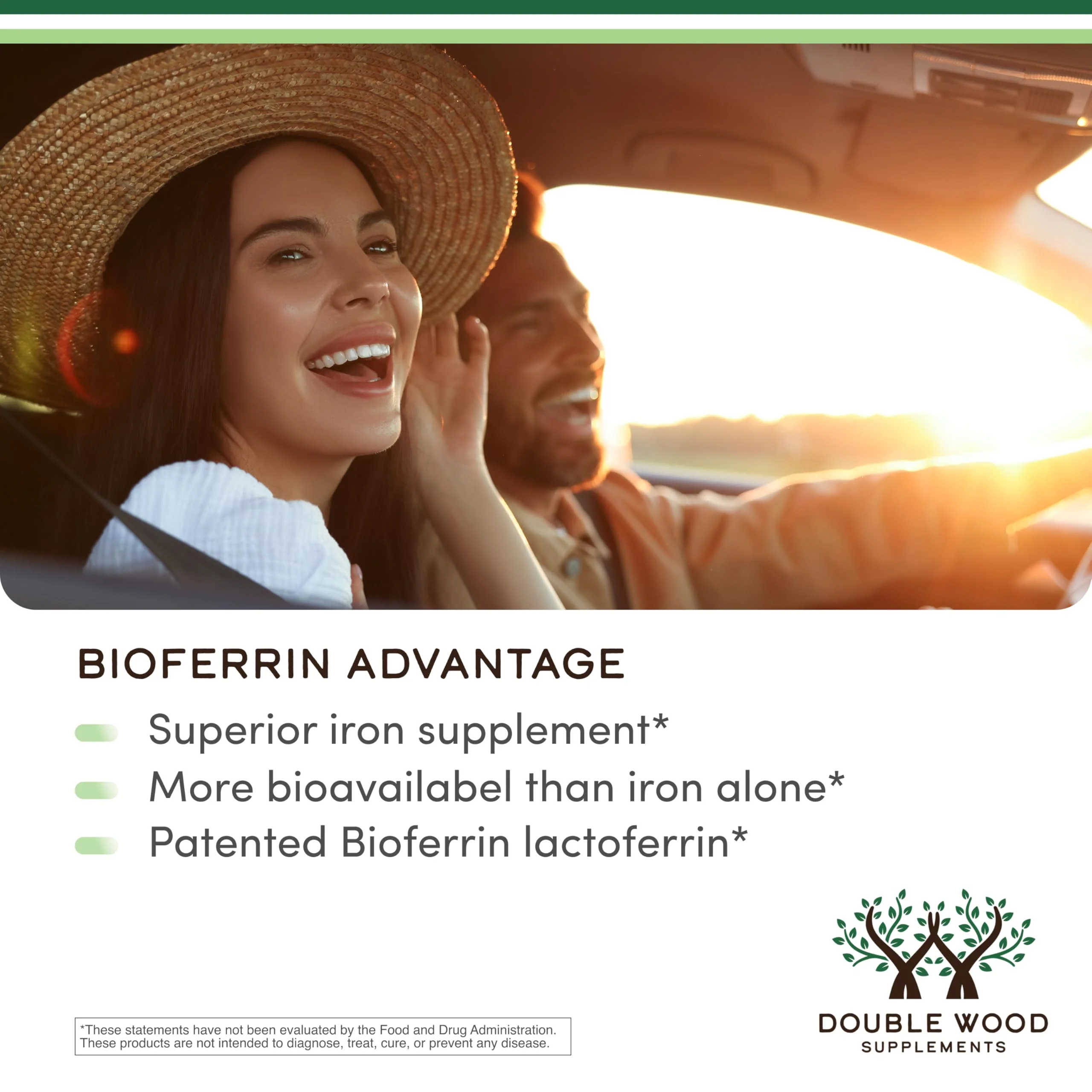 Lactoferrin 250mg per Serving (60 Capsules) Patented Bioferrin Lactoferrin - Superior Iron Supplement for Iron Deficiency and Immune Support by Double Wood Supplements - Image 6