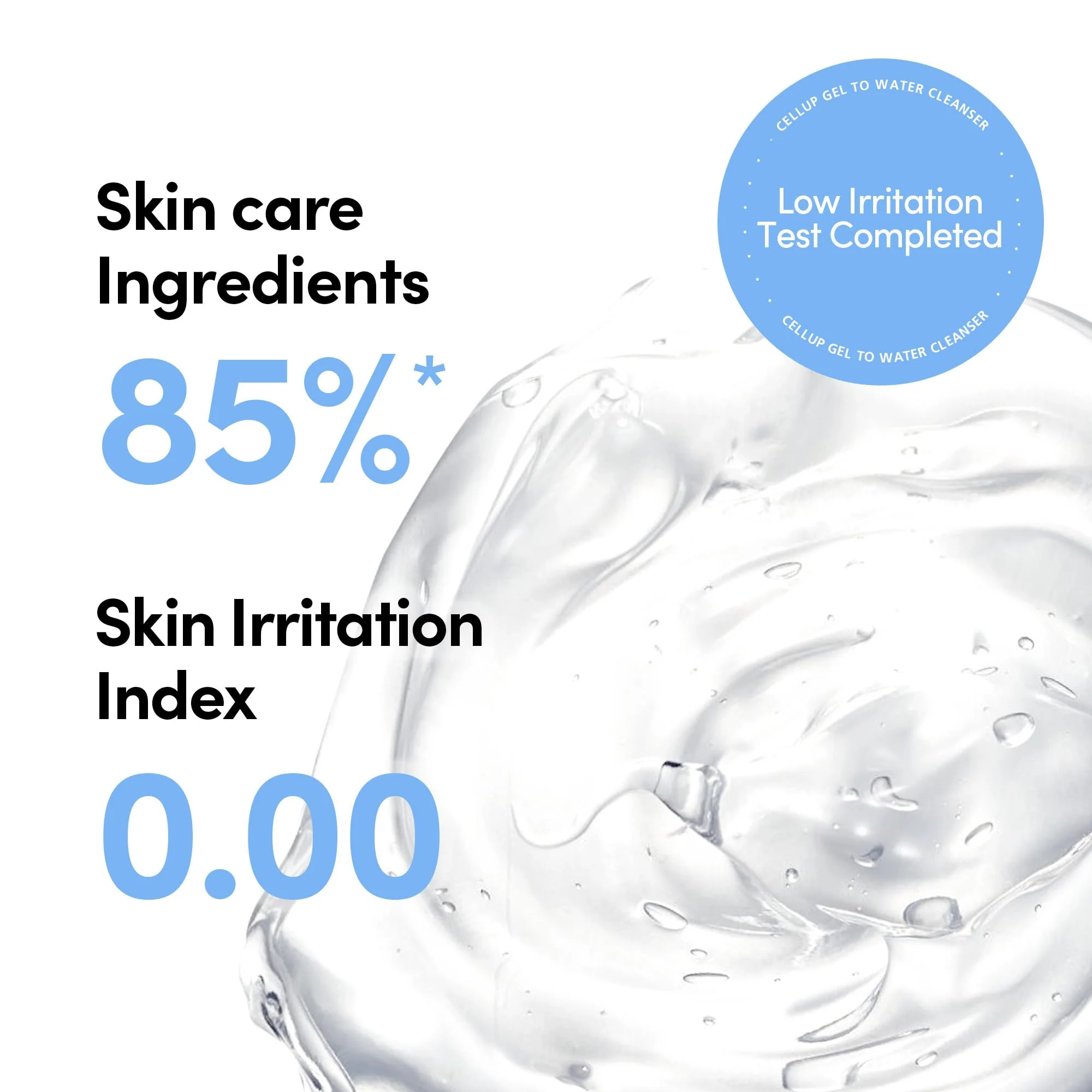 LAGOM Cellup Gel To Water Cleanser, Gentle Morning Face Wash with Hydrating Aqualicia, Non-Foaming Jelly Texture for Daily Use, low-irritation,K-Skincare 5.74 Fl Oz - Image 4