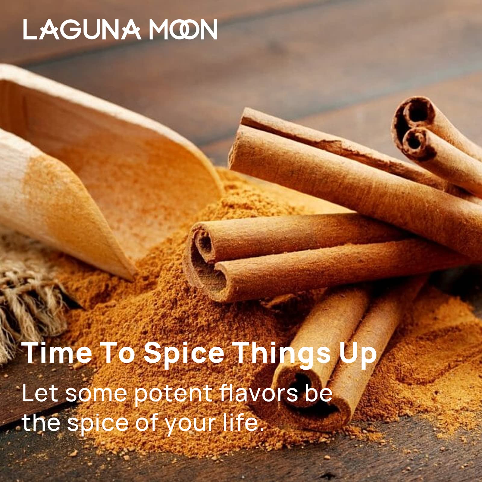 Lagunamoon Fall Essential Oils Set - Spice Fragrance Oils Autumn Gift Set for Diffusers, Home Care, Candle Making Scents, Aromatherapy - Cinnamon, Clove, Citronella, Ginger and Spiced Berries (10mL) - Image 3