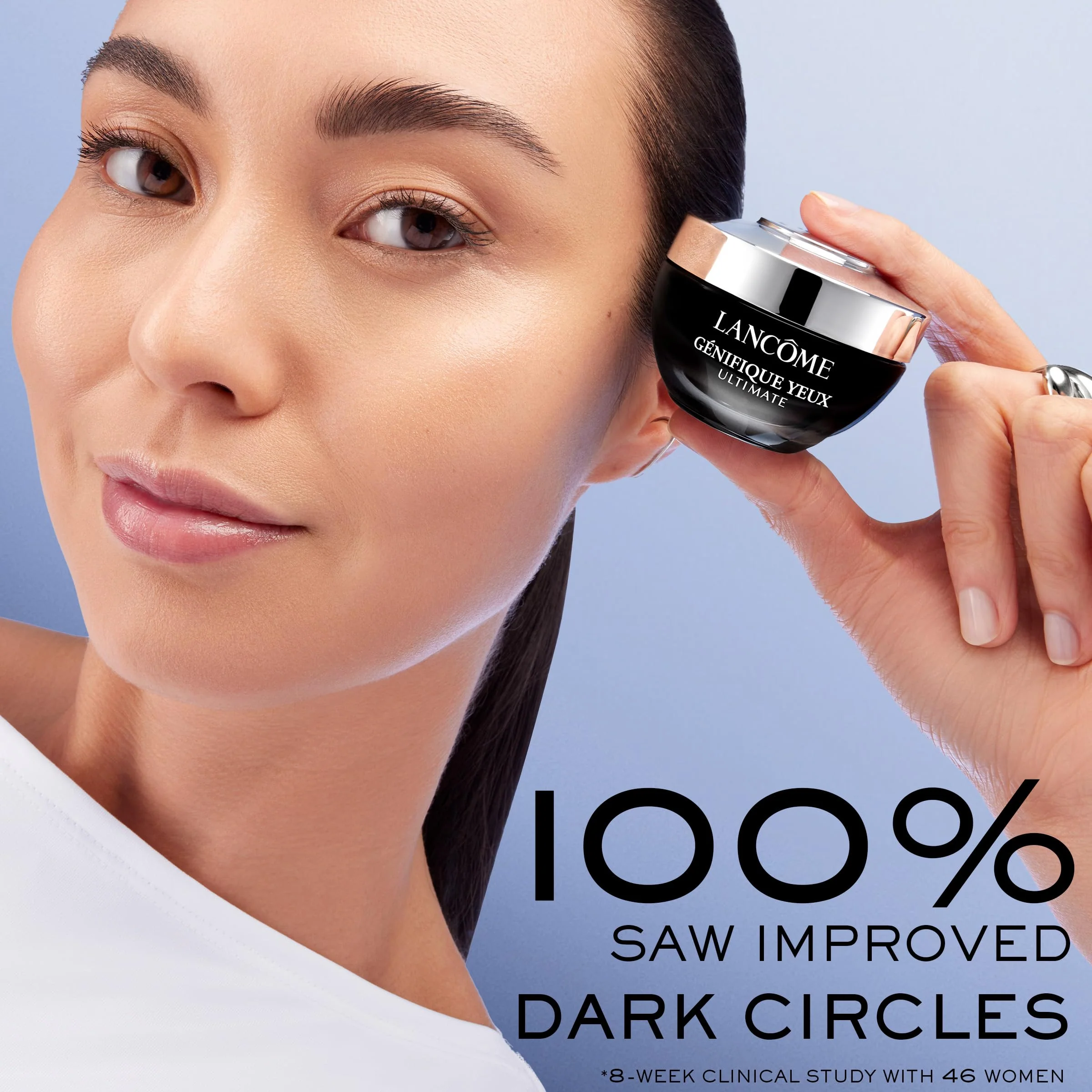 Lancôme Génifique Eye Cream - For Dark Circles & Fine Lines - With Bifidus Prebiotic, Hyaluronic Acid & Vitamin Cg - 0.67 Fl Oz - Image 11